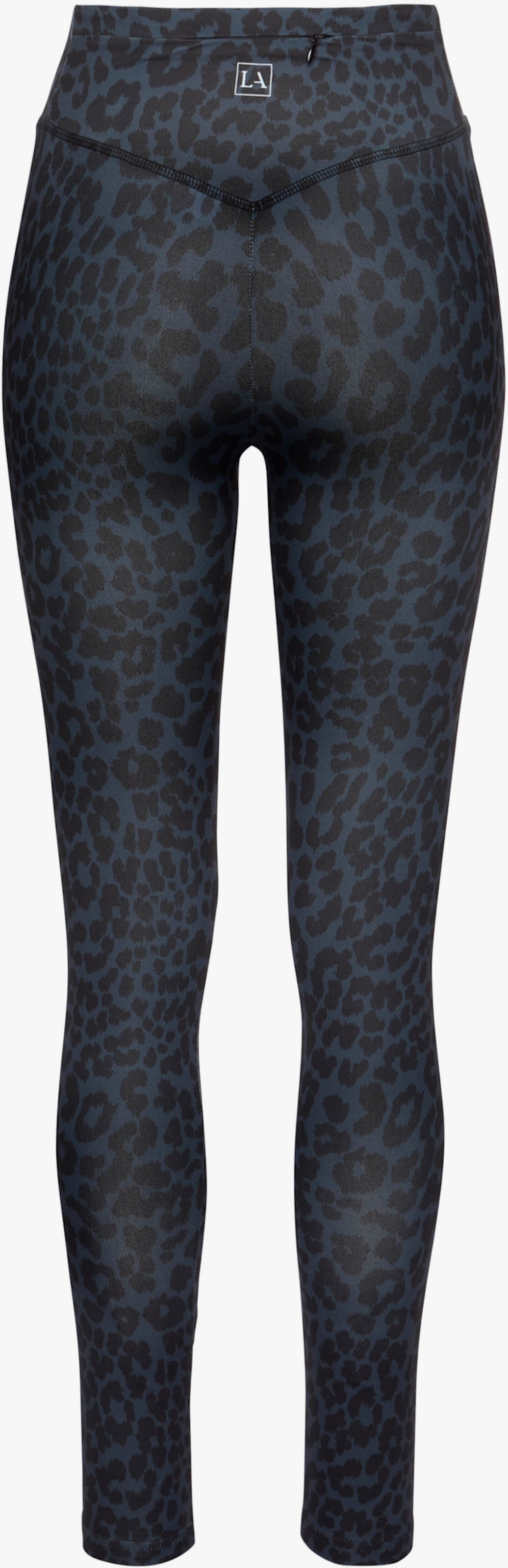LASCANA ACTIVE Leggings - grau-schwarz-leo