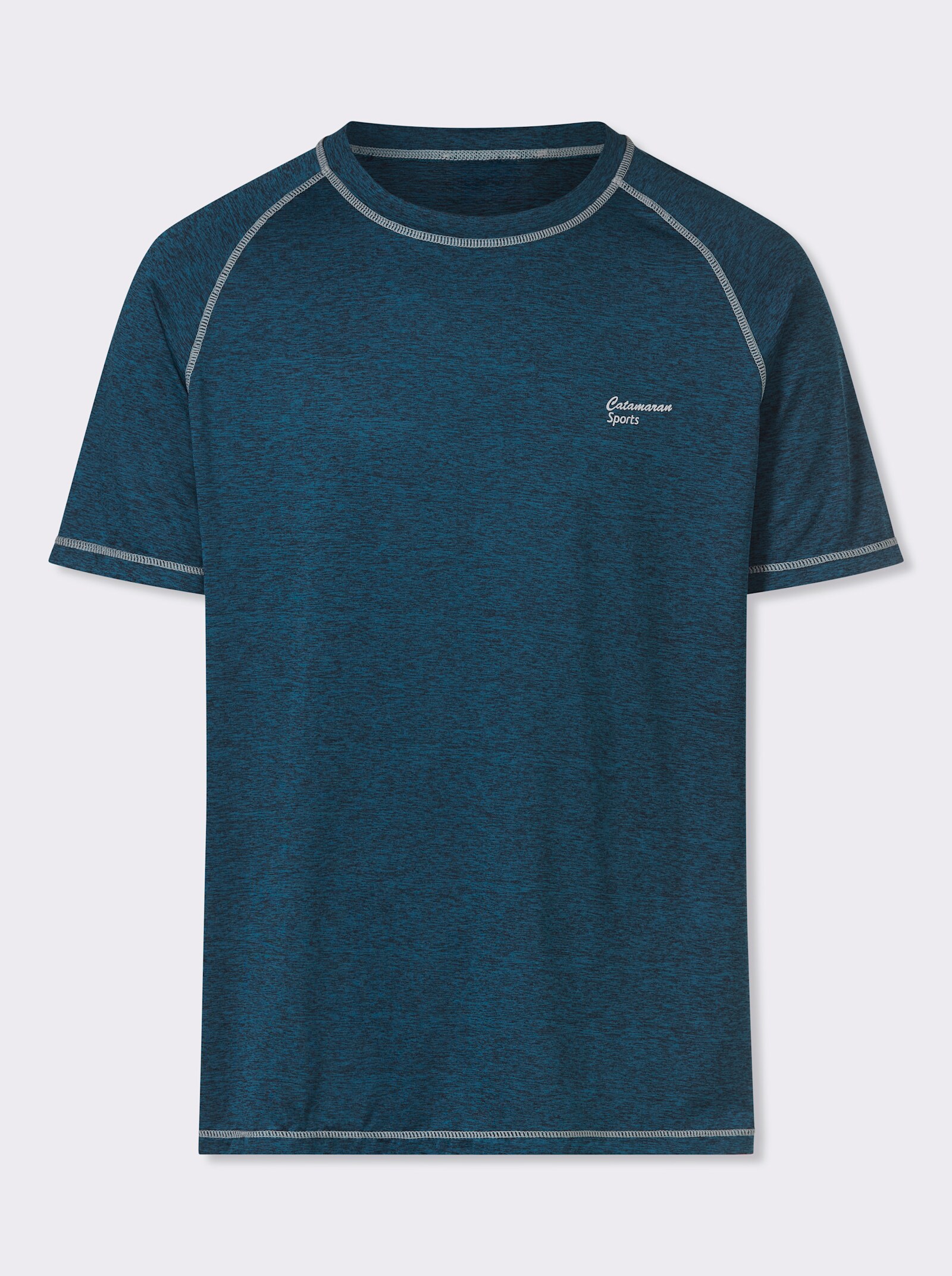 Catamaran Sports Functioneel shirt, ademend en sneldrogend - topaas gemêleerd