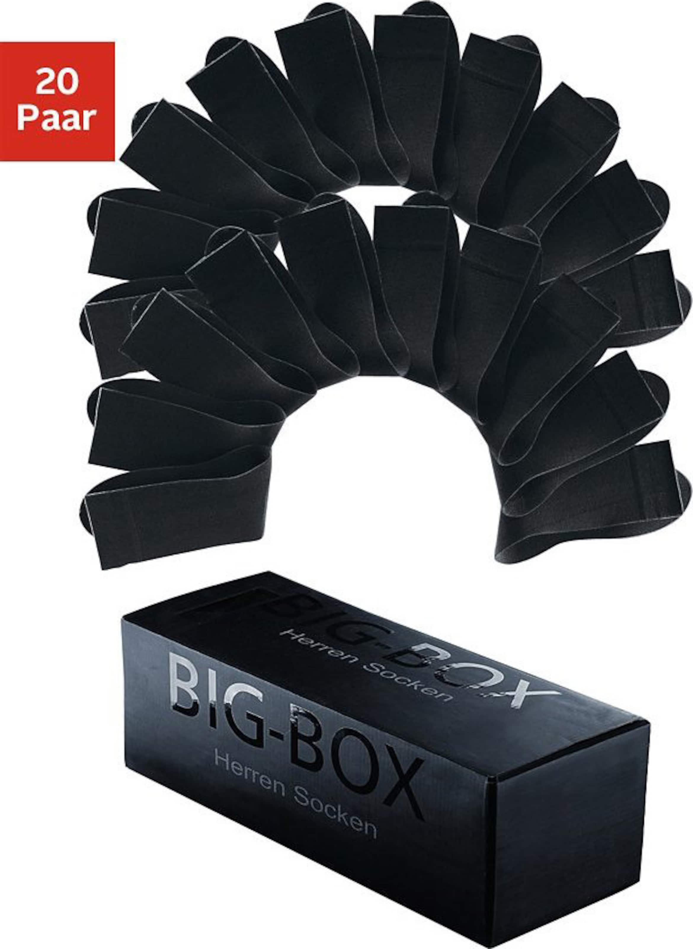 big box günstig Kaufen-Businesssocken in 20x schwarz von H.I.S. Businesssocken in 20x schwarz von H.I.S <![CDATA[Diese Big-Box ist ein Geschenk! Mit 20 Paar Socken von Cotton Republic ist das persönliche Sockensortiment perfekt. Und dank der praktischen wie dekorativen Sockenb