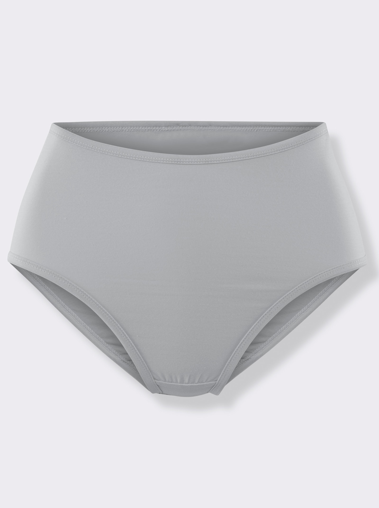 wäschepur Nohavičky, zvýšený pás, elastické lemy - strieborná + ružová + šampanská