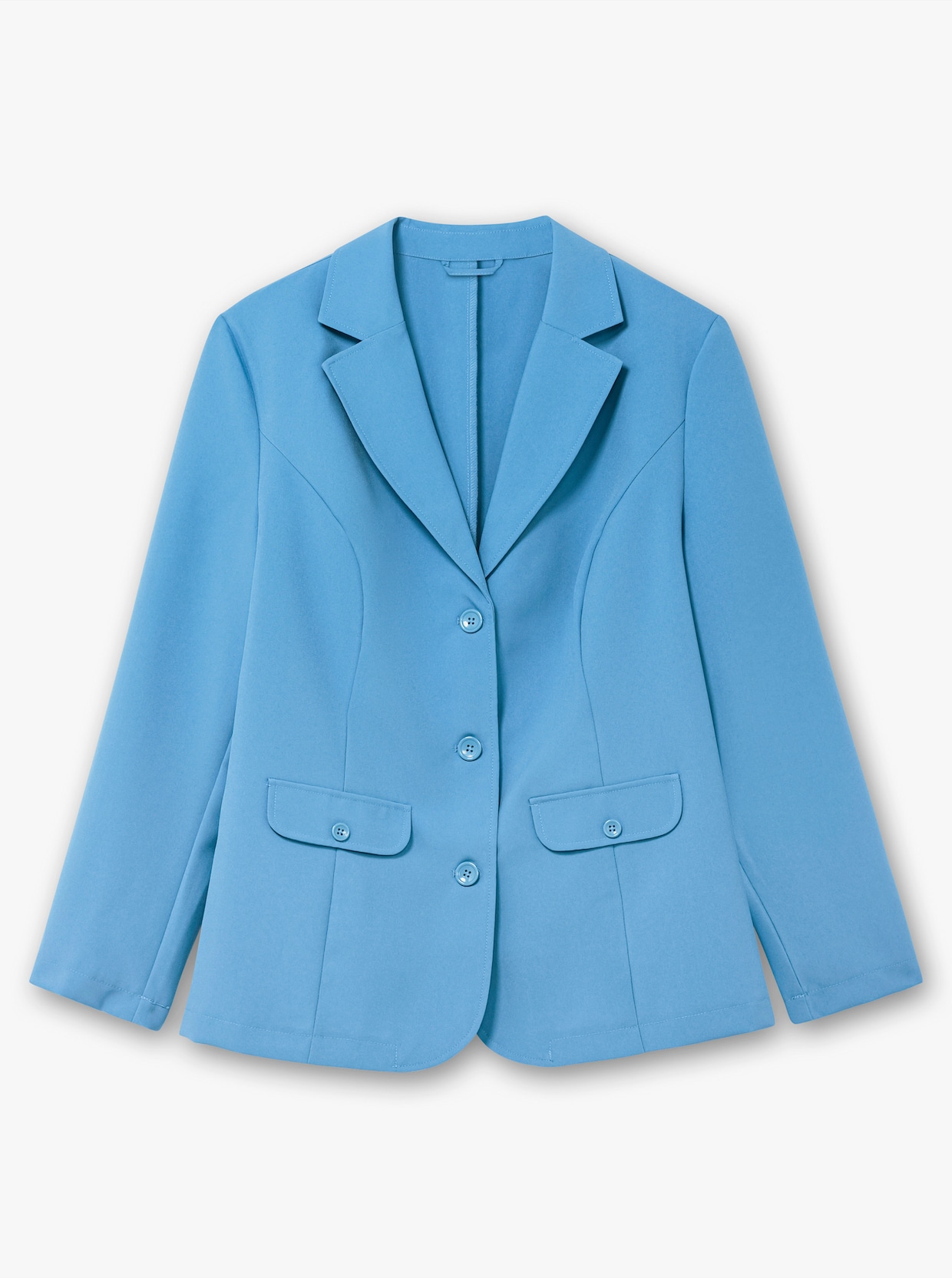 Blusenblazer - mittelblau