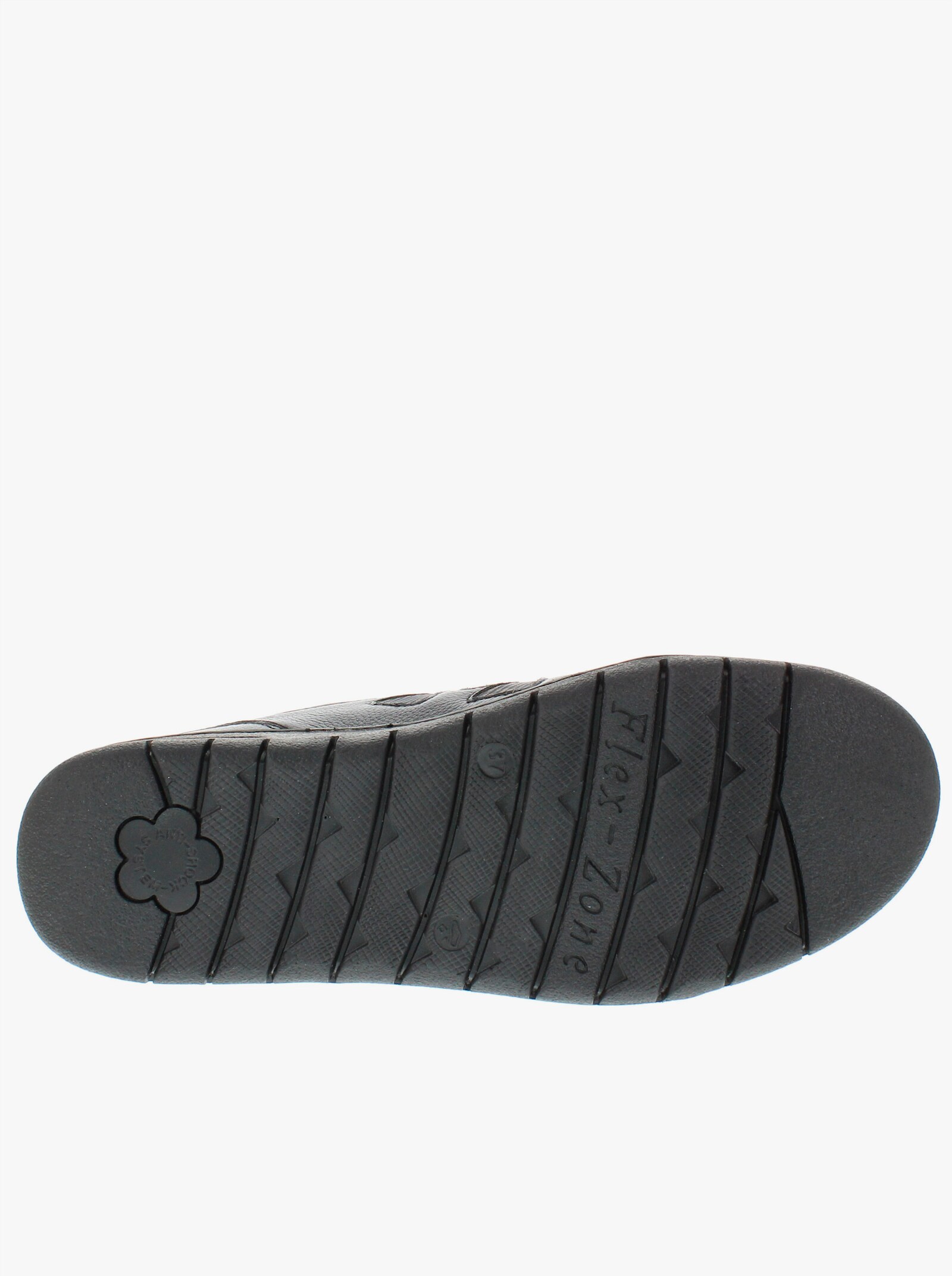 Naturläufer Slipper mit Stretch-Einsatz - schwarz