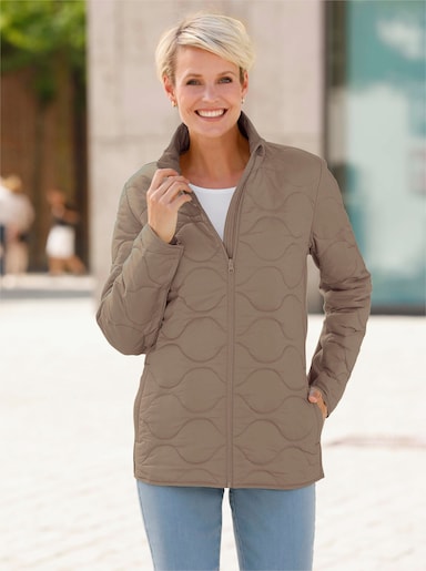 Steppjacke - taupe