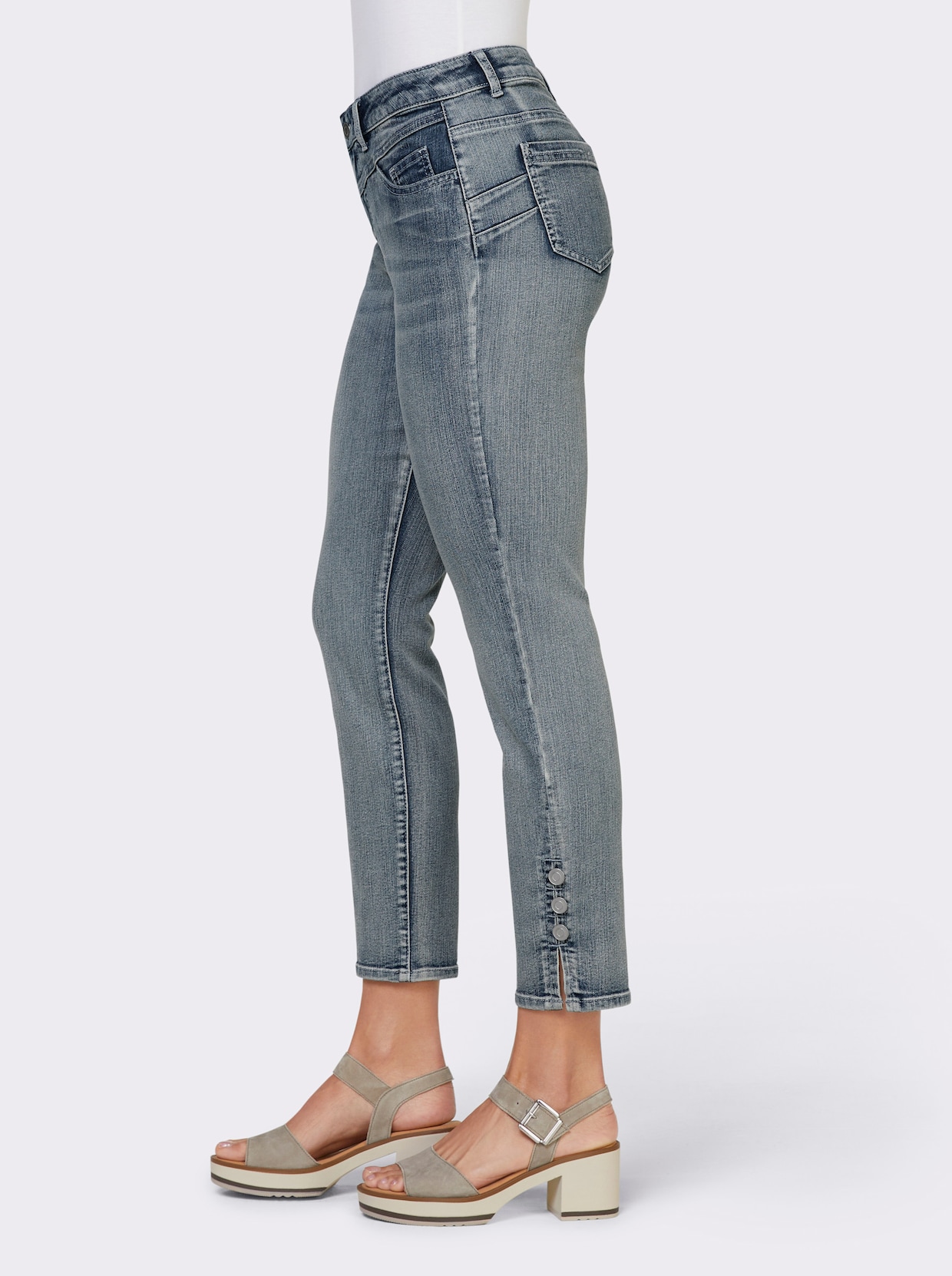 heine 7/8-jeans - blue-stonewashed