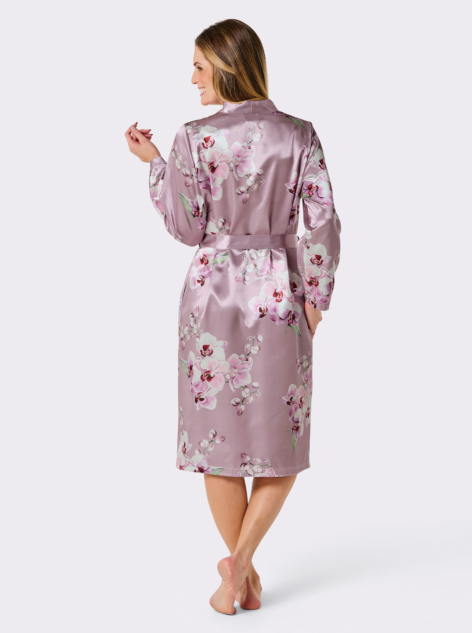 wäschepur Morgenmantel - mauve