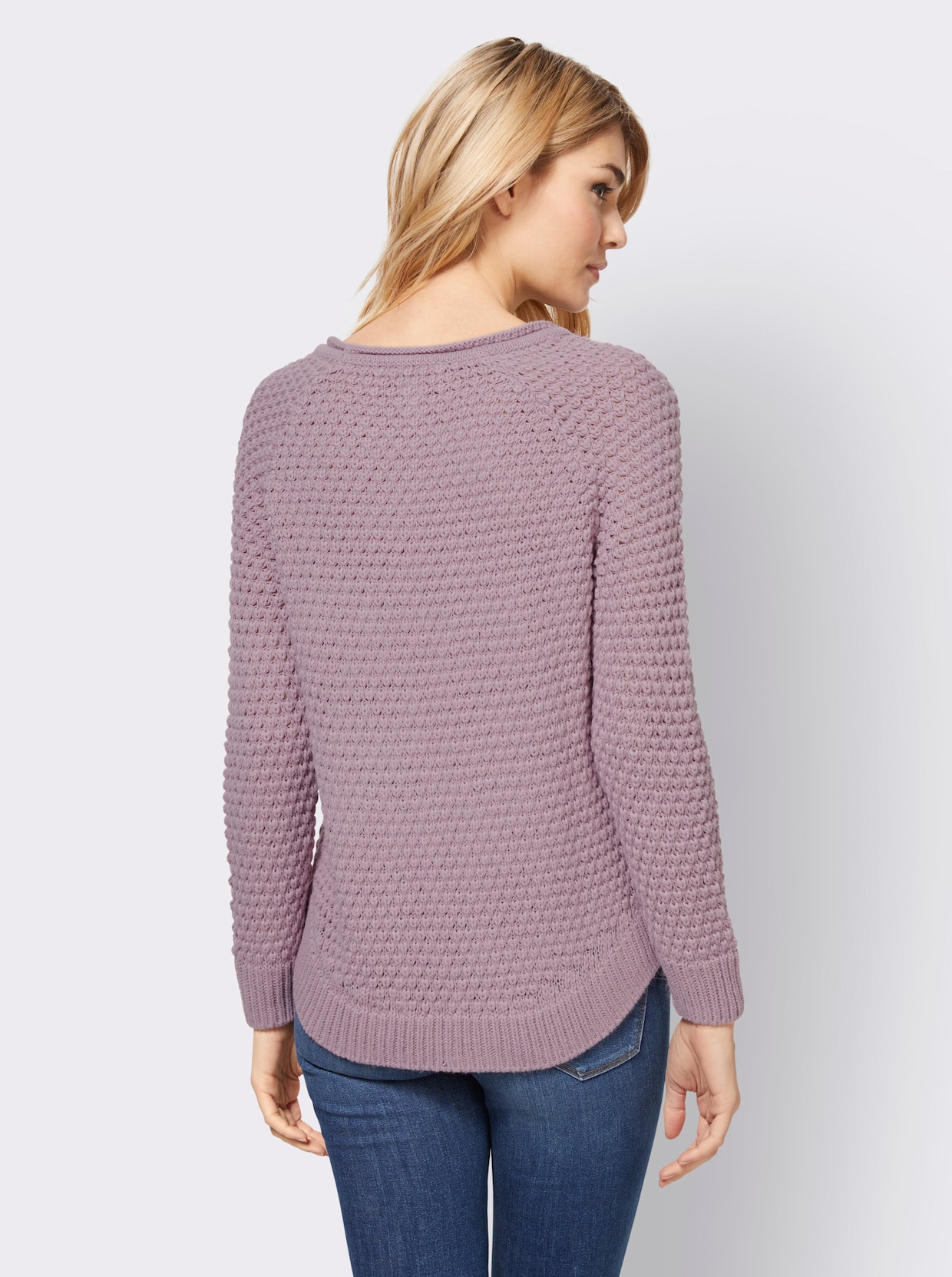 heine Rundhalspullover - mauve