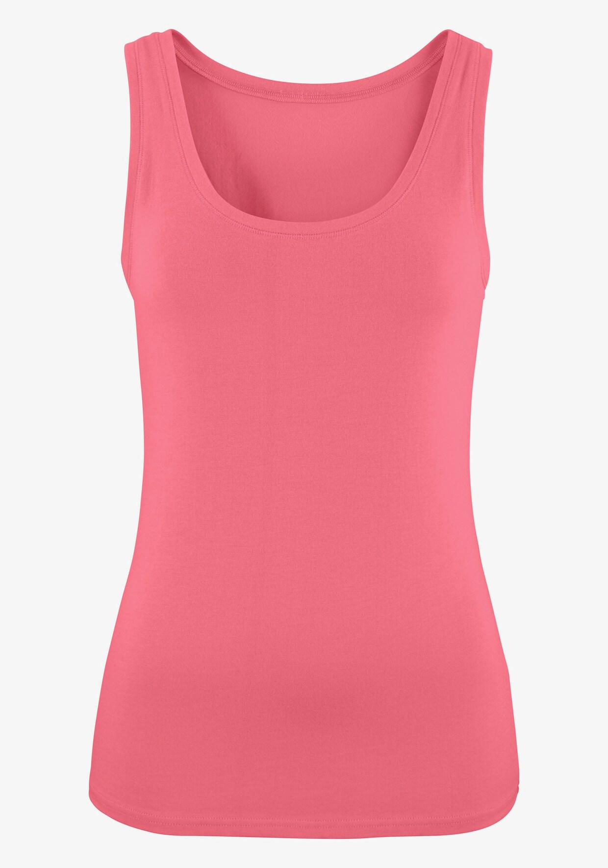 Vivance Tanktop - apricot, weiß