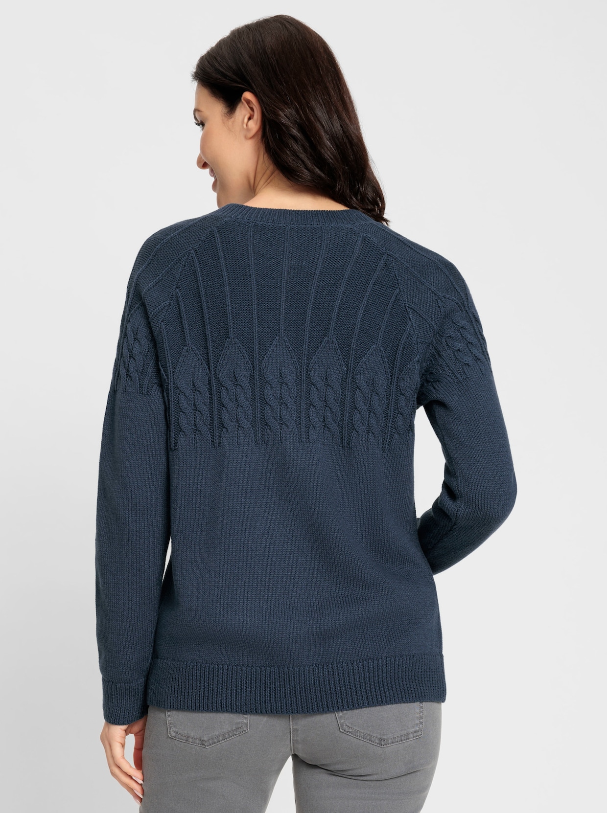 Vest - donkerblauw gemêleerd