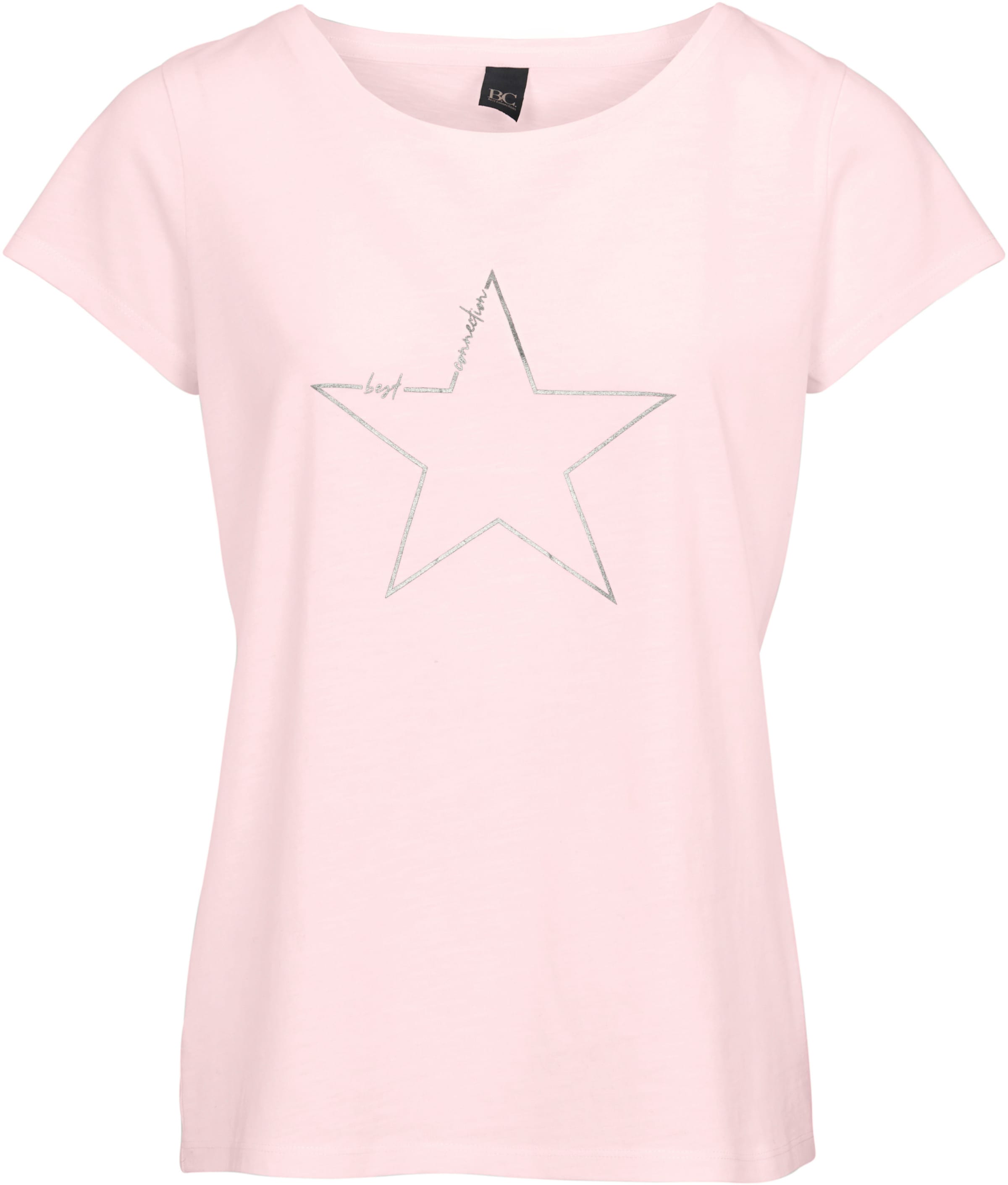 und Opa günstig Kaufen-T-Shirt in rosé von heine. T-Shirt in rosé von heine <![CDATA[T-Shirt Topaktueller Kombipartner aus weichem Jersey mit Flammé-Effekt. Mit Rundhalsausschnitt und Kurzarm.]]>. 
