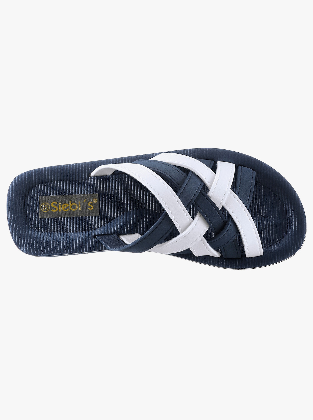 Siebi´s Badslippers - marine/wit