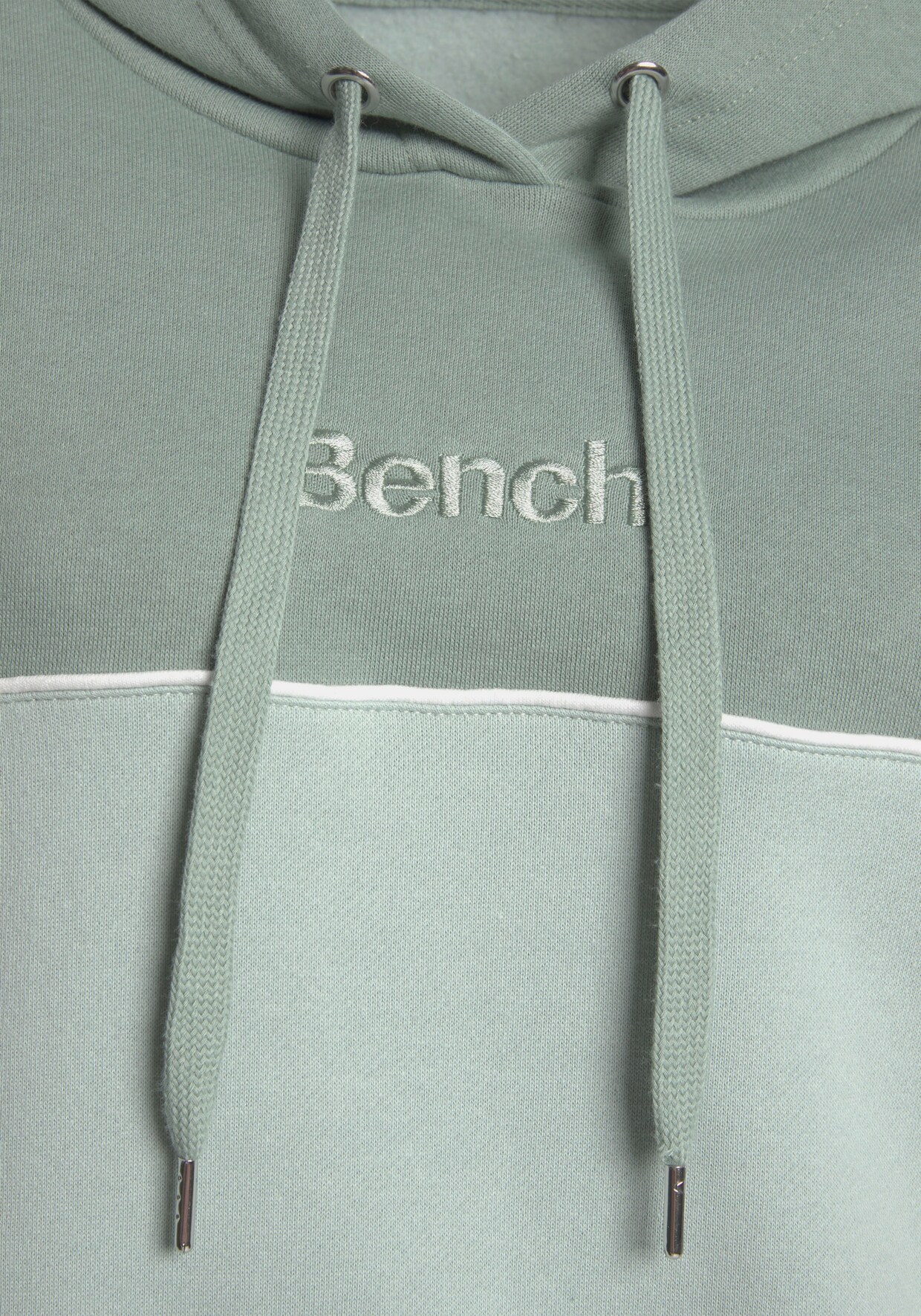 Bench. Kapuzensweatshirt - graugrün-hellgrün