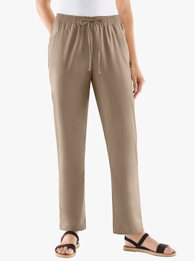 Geweven broek - taupe