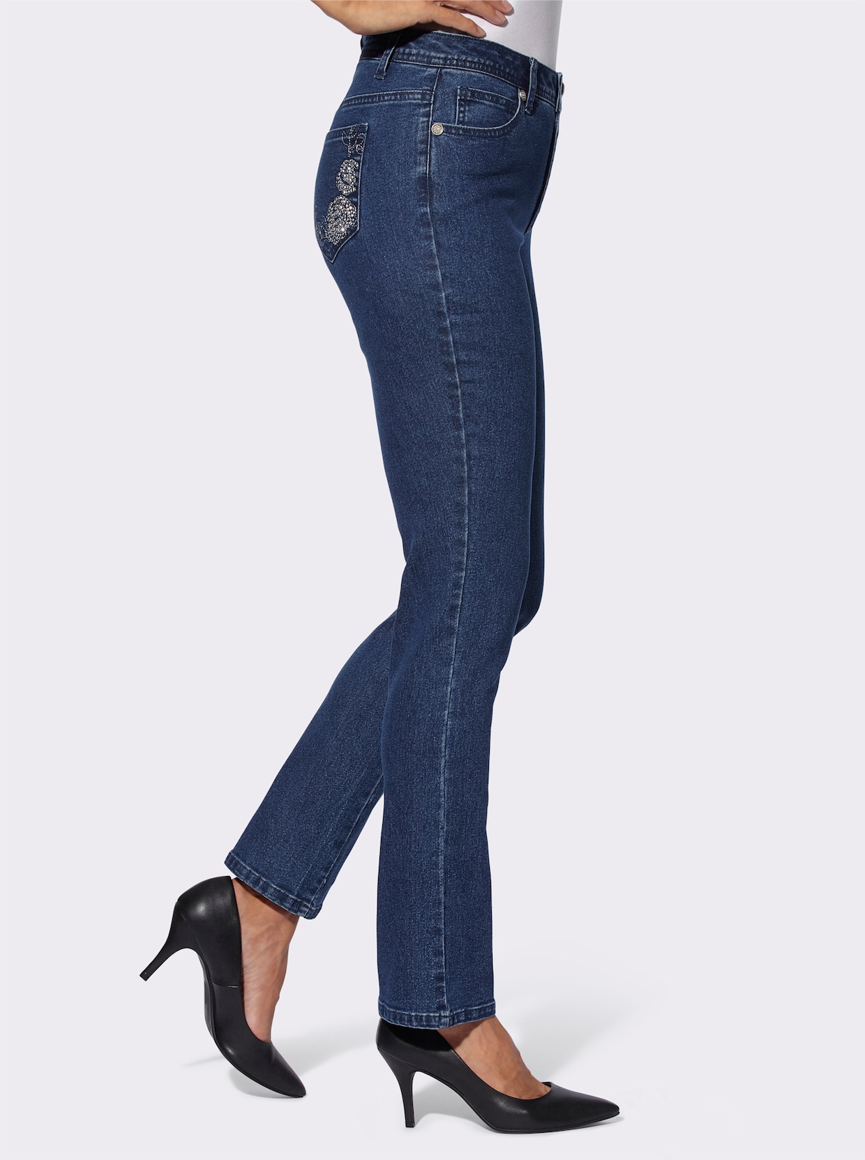 Jeans - blue-stone-washed