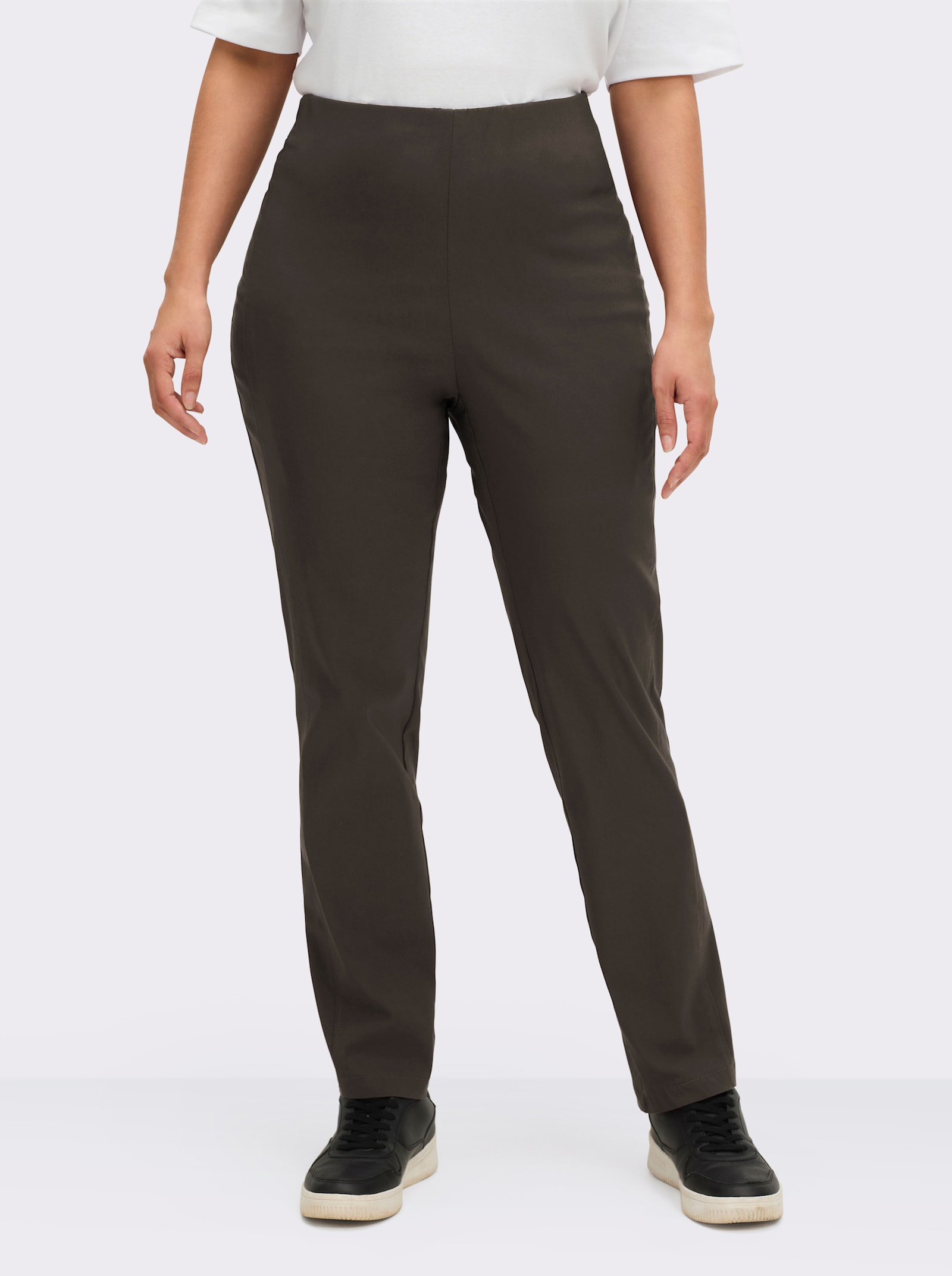 Stehmann Comfort line Hose mit Dehnbund, Viskose-Qualität - braun
