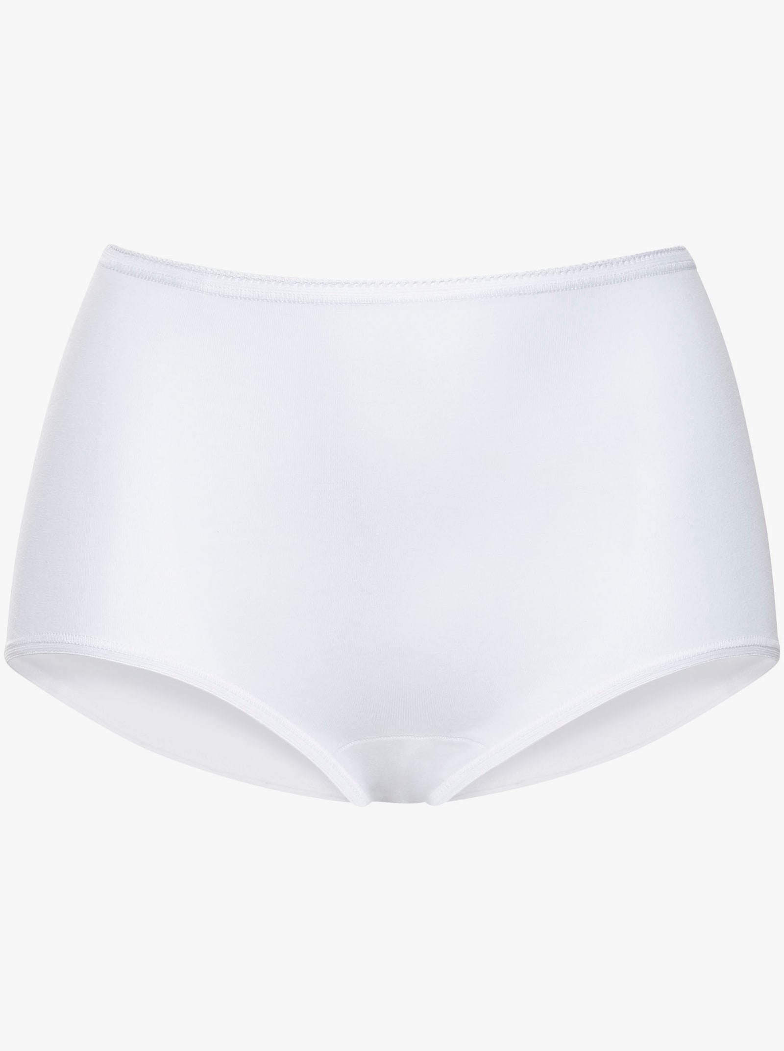Sloggi Taillenslip mit Ziergummi am Bund - weiß