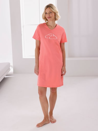 wäschepur Sleepshirts - aquamarin + flamingo