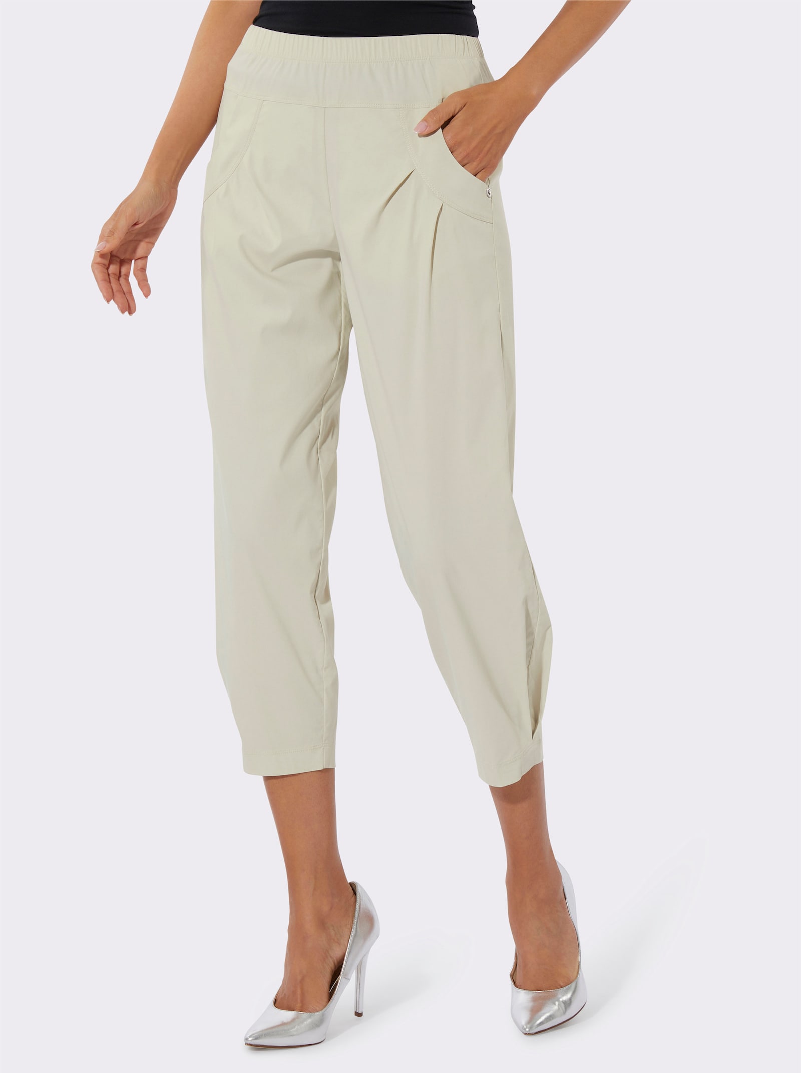 7/8-Hose in Bengalin-Qualität - champagner