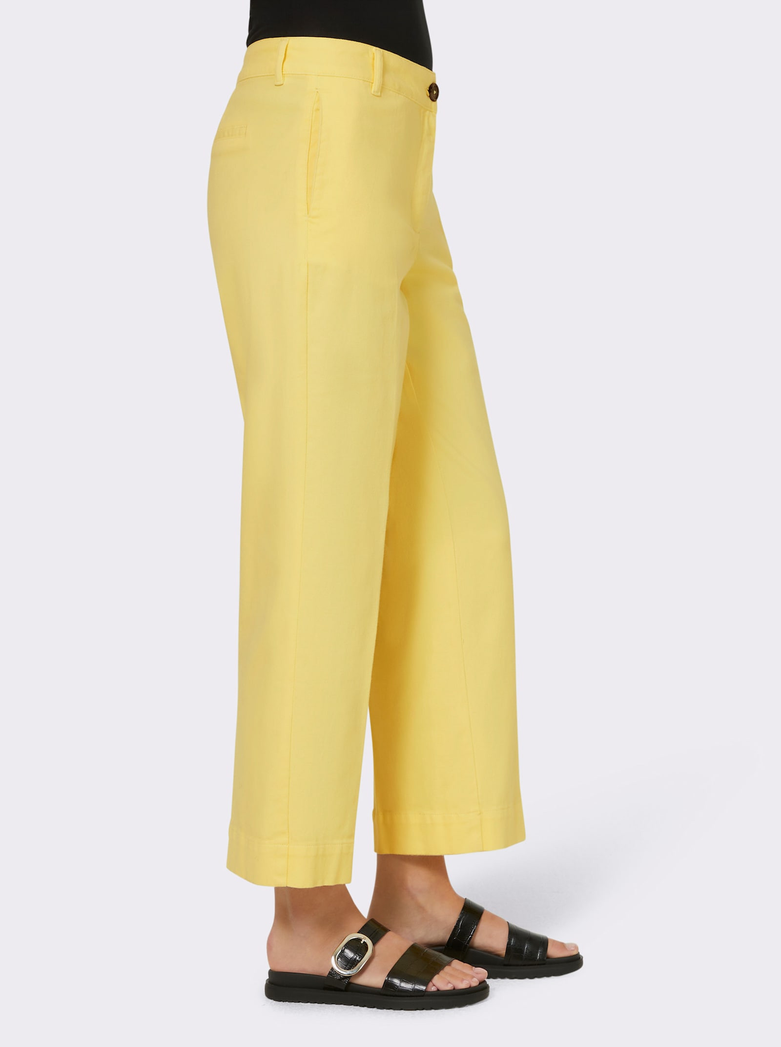 heine 7/8-Hose mit weitem Bein - zitrone