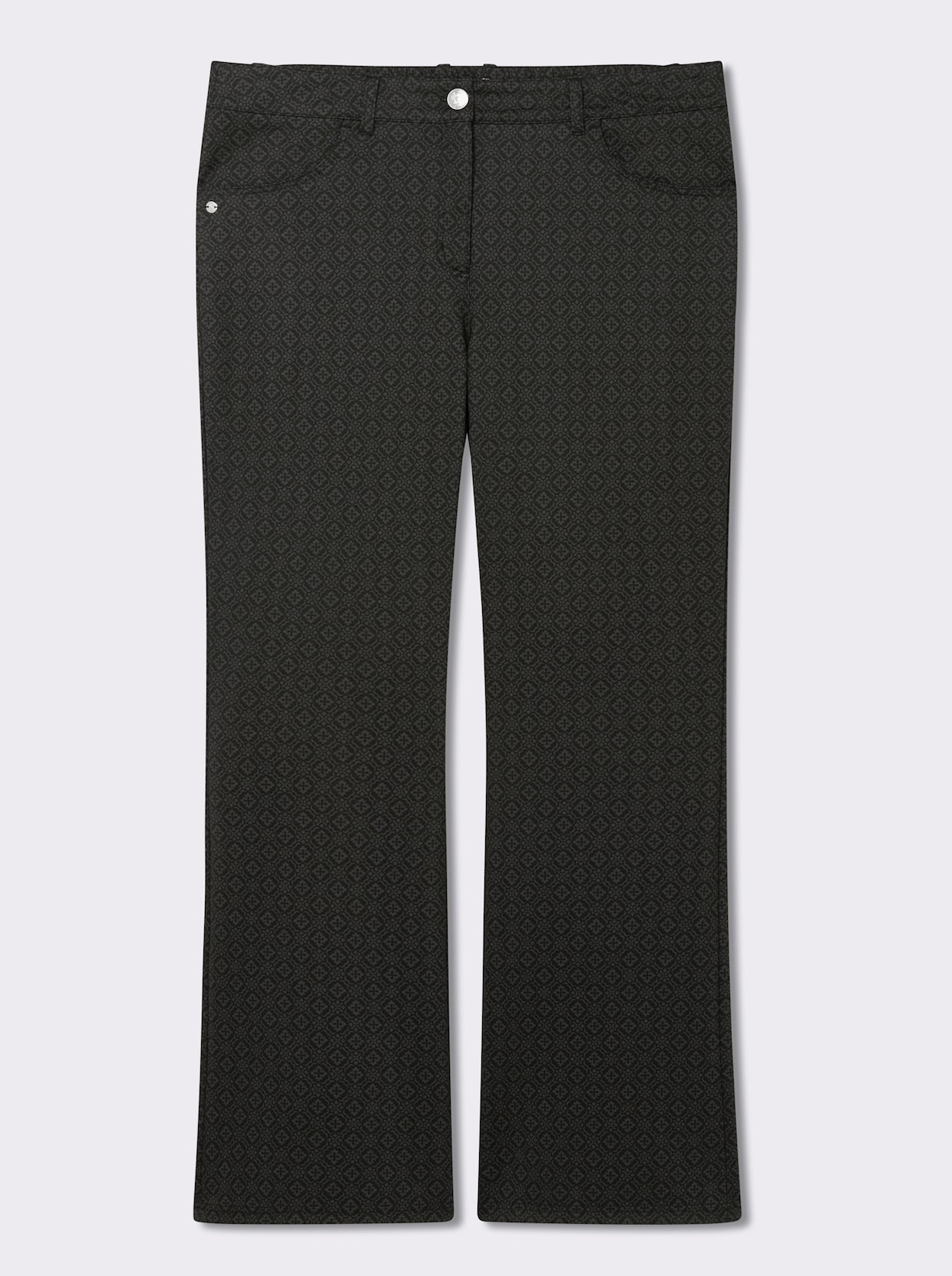 sheego Bootcuthose - graphit-grau-gemustert