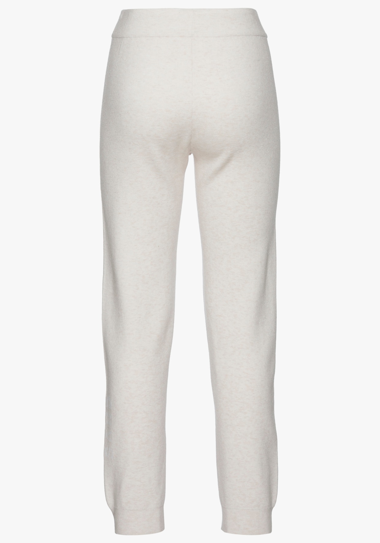 Elbsand Pantalon en tricot - blanc cassé