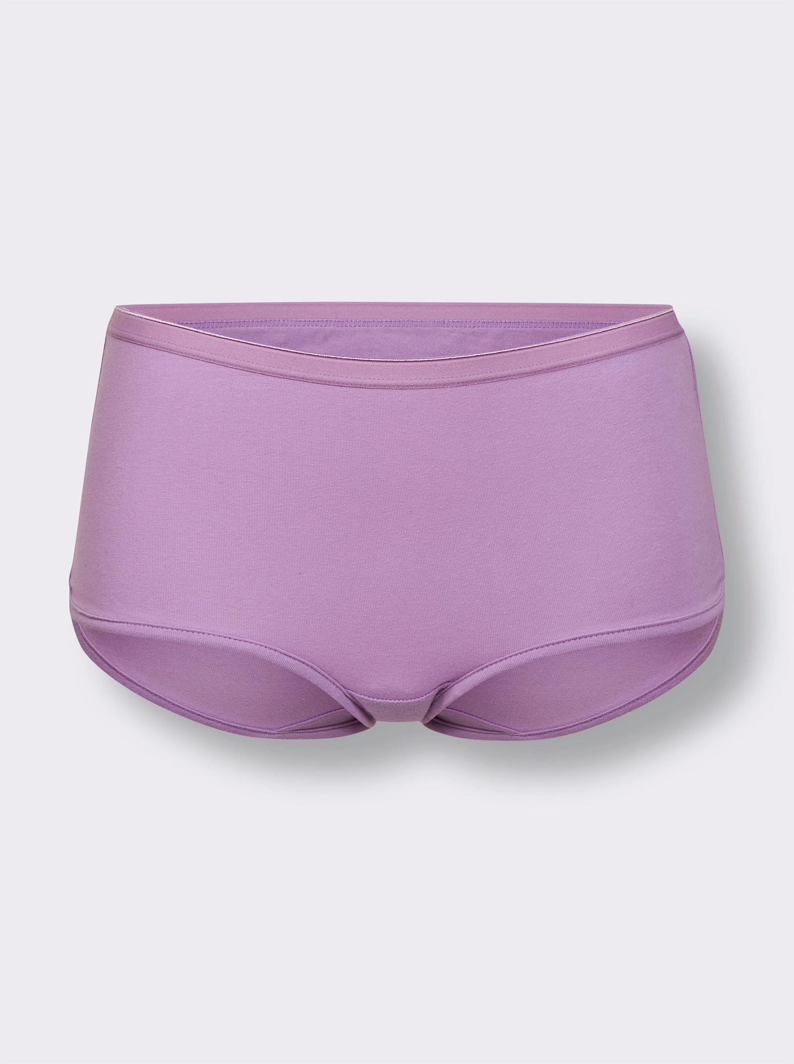 Hipster mit elastischem Softgummi-Bund - 2x orchidee-bedruckt + 1x orchidee