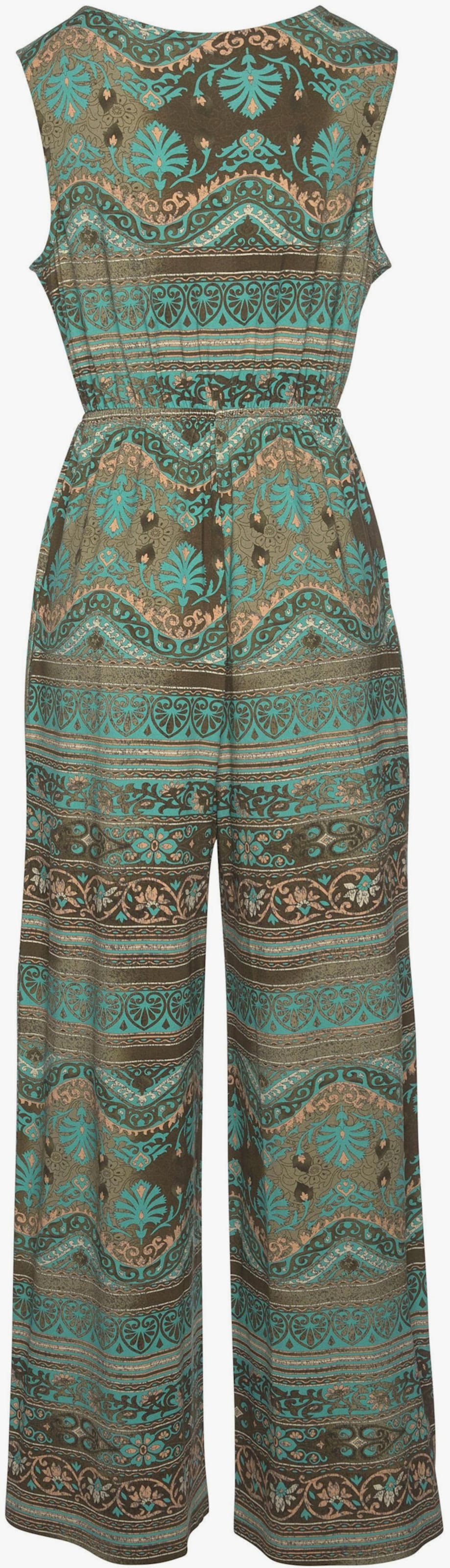 LASCANA Overall - turquoise geprint