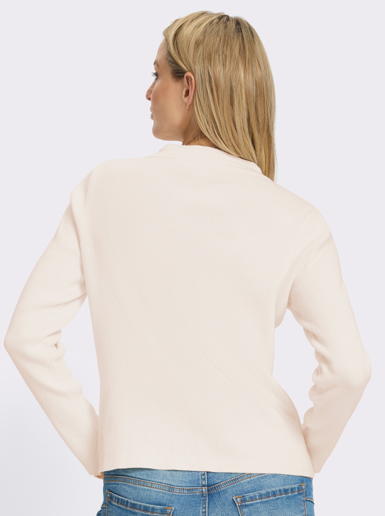 heine Strickjacke mit Schmuckknöpfen - ecru