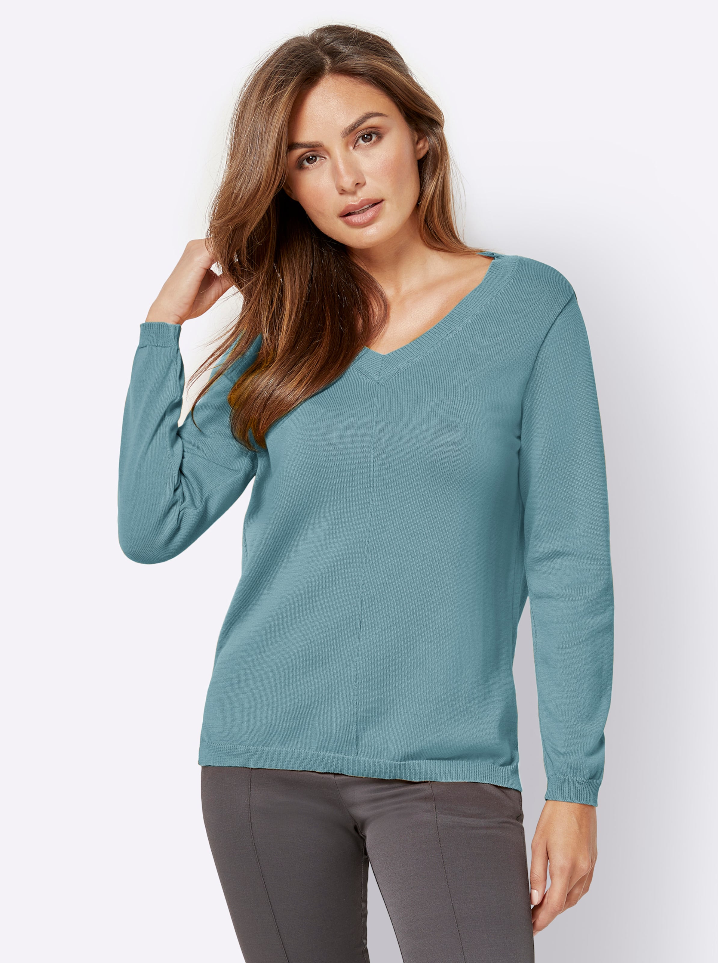 V-Ausschnitt-Pullover - Bild 3