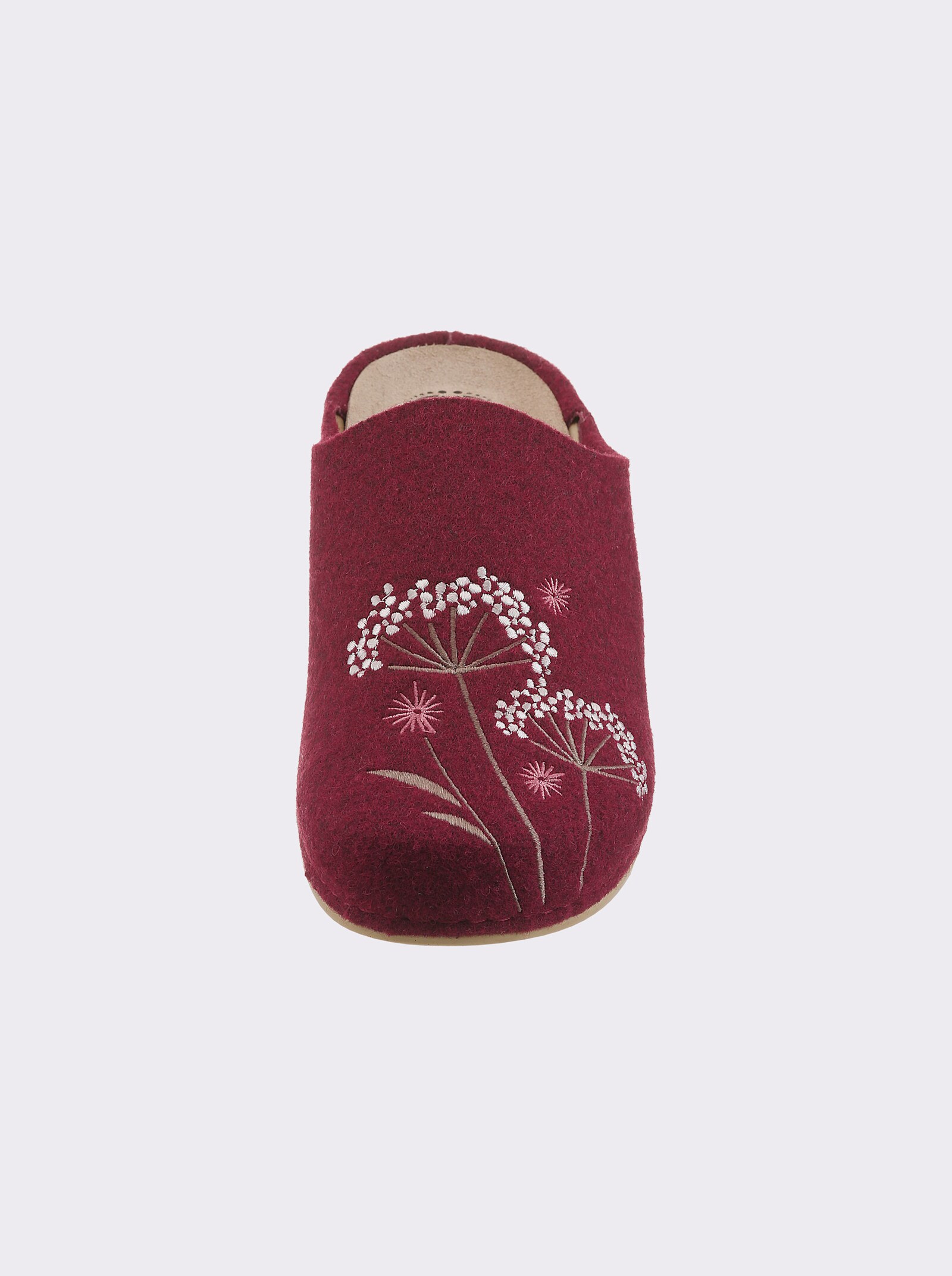 Mubb Pantoffel mit Schrittdämpfung - bordeaux