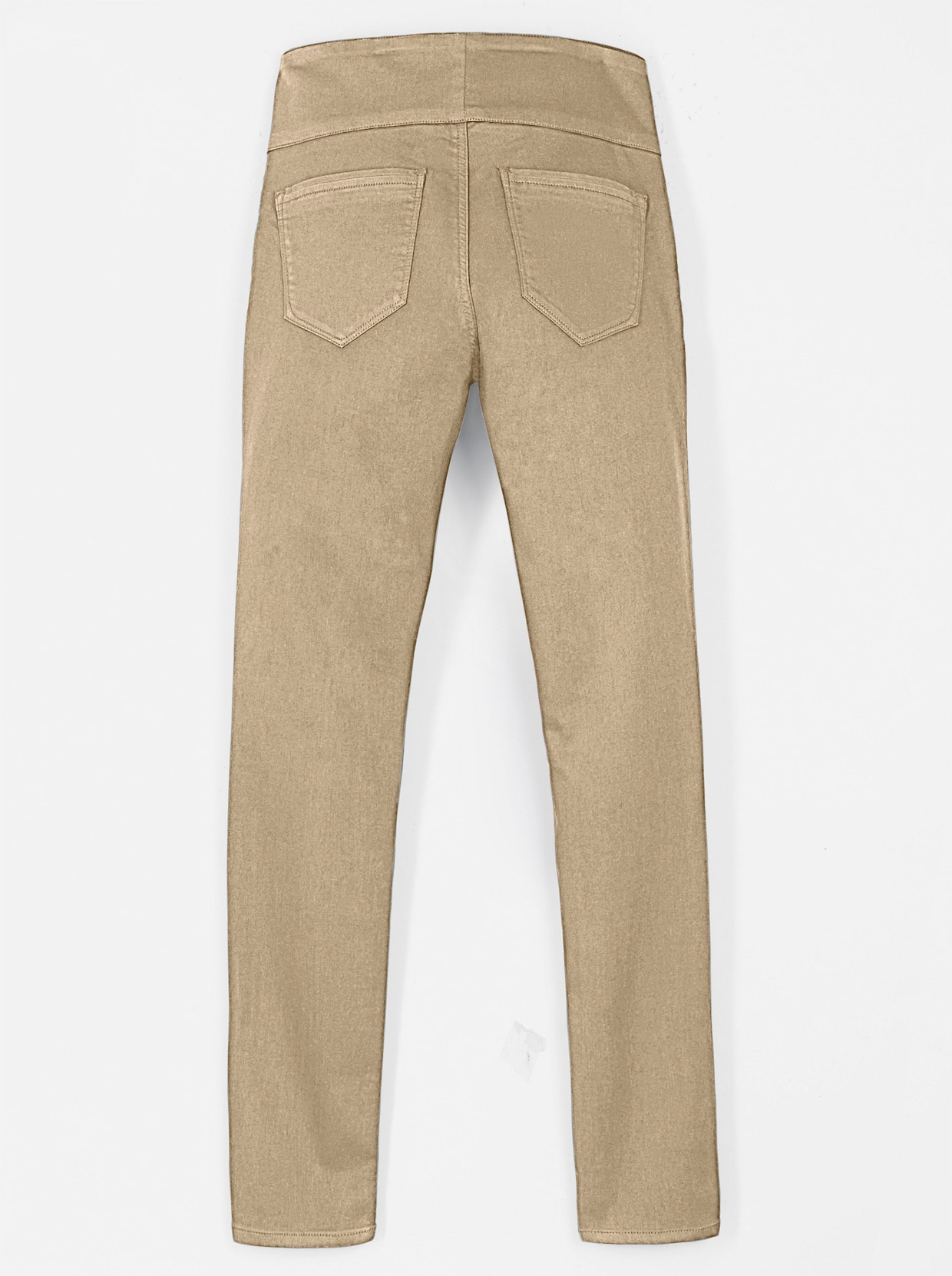 Schlupfhose mit hohem Dehnbund - sand