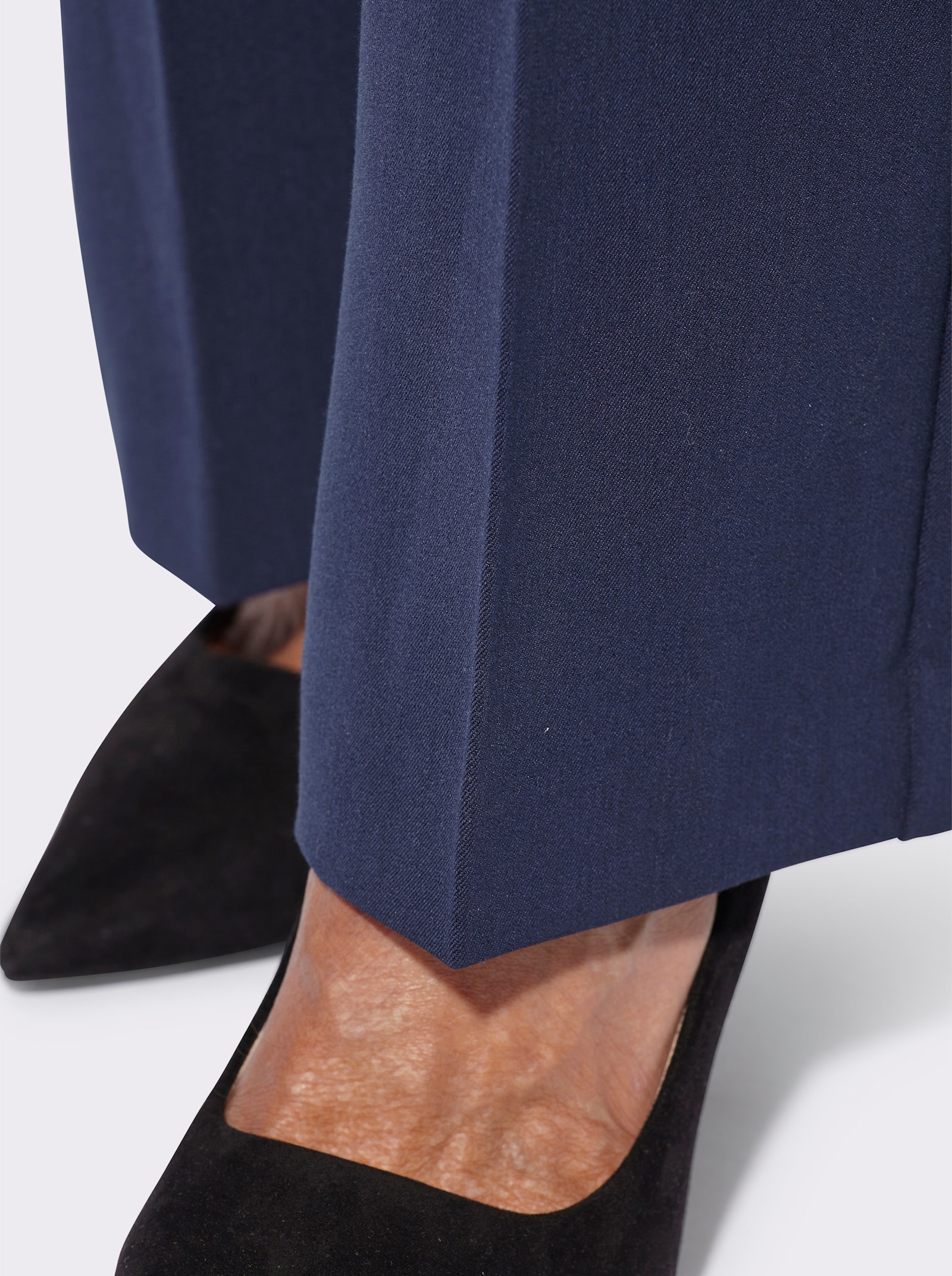 Hose mit weitem Bein - marine