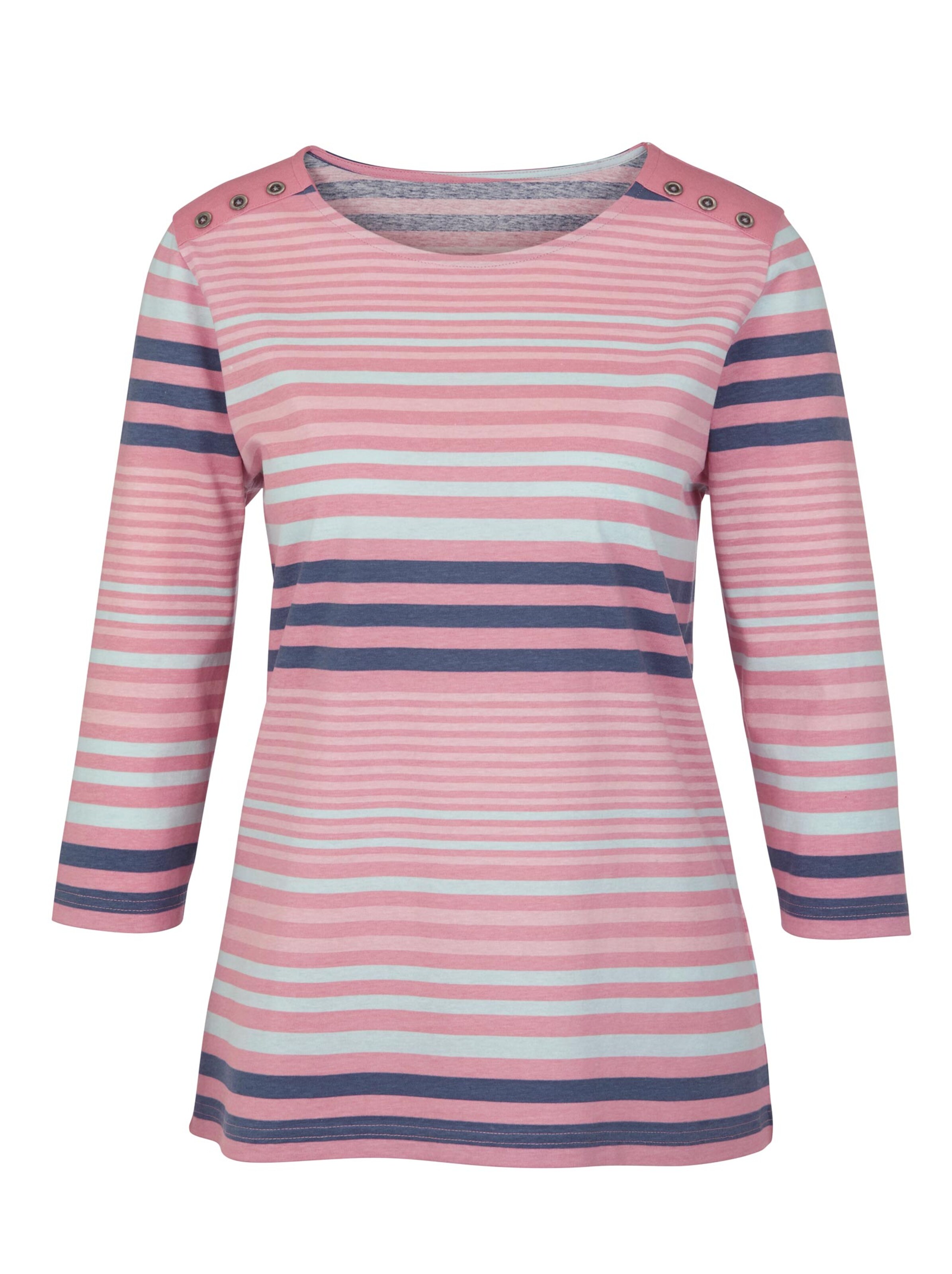 Shirt - koralle-geringelt