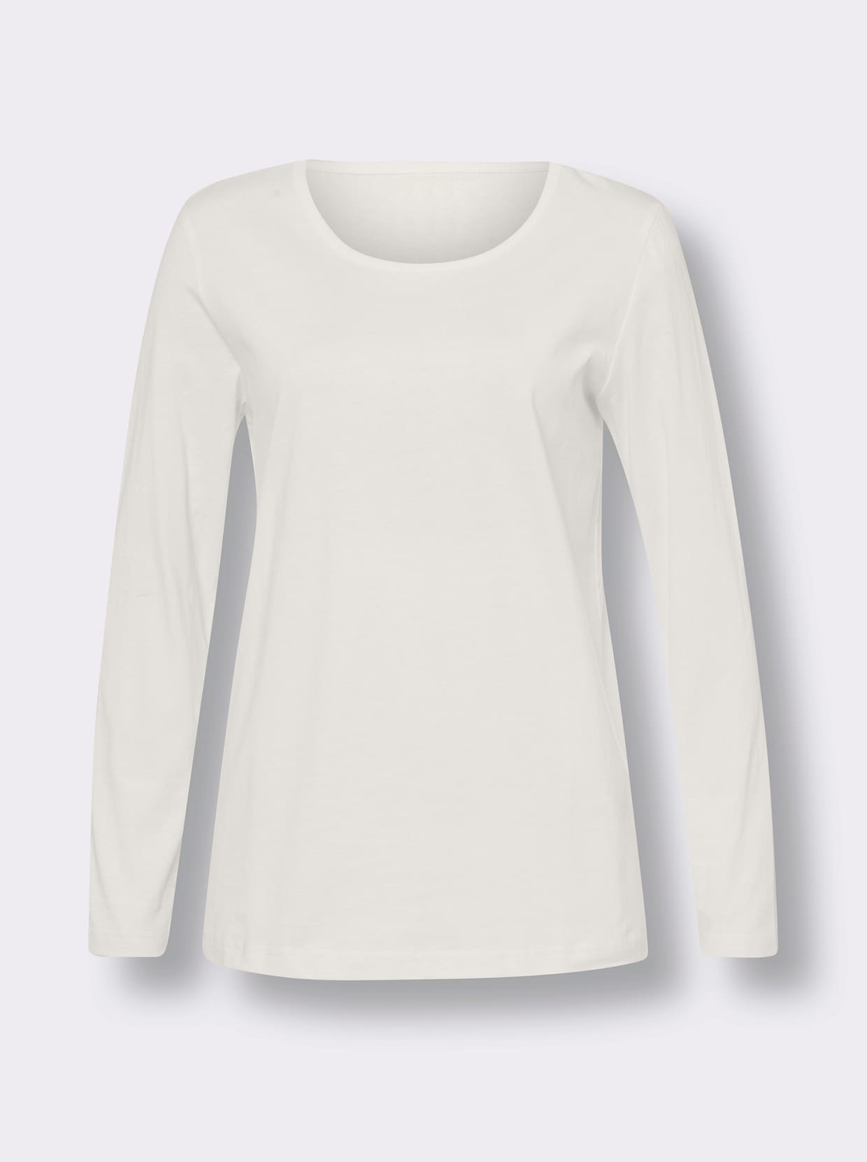 Langarmshirt - ecru