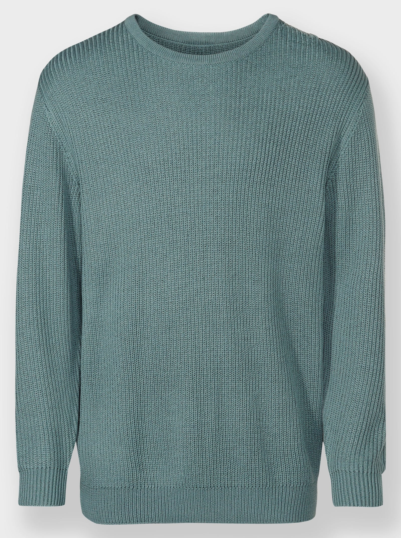 Catamaran Rundhalspullover mit Baumwolle - jade