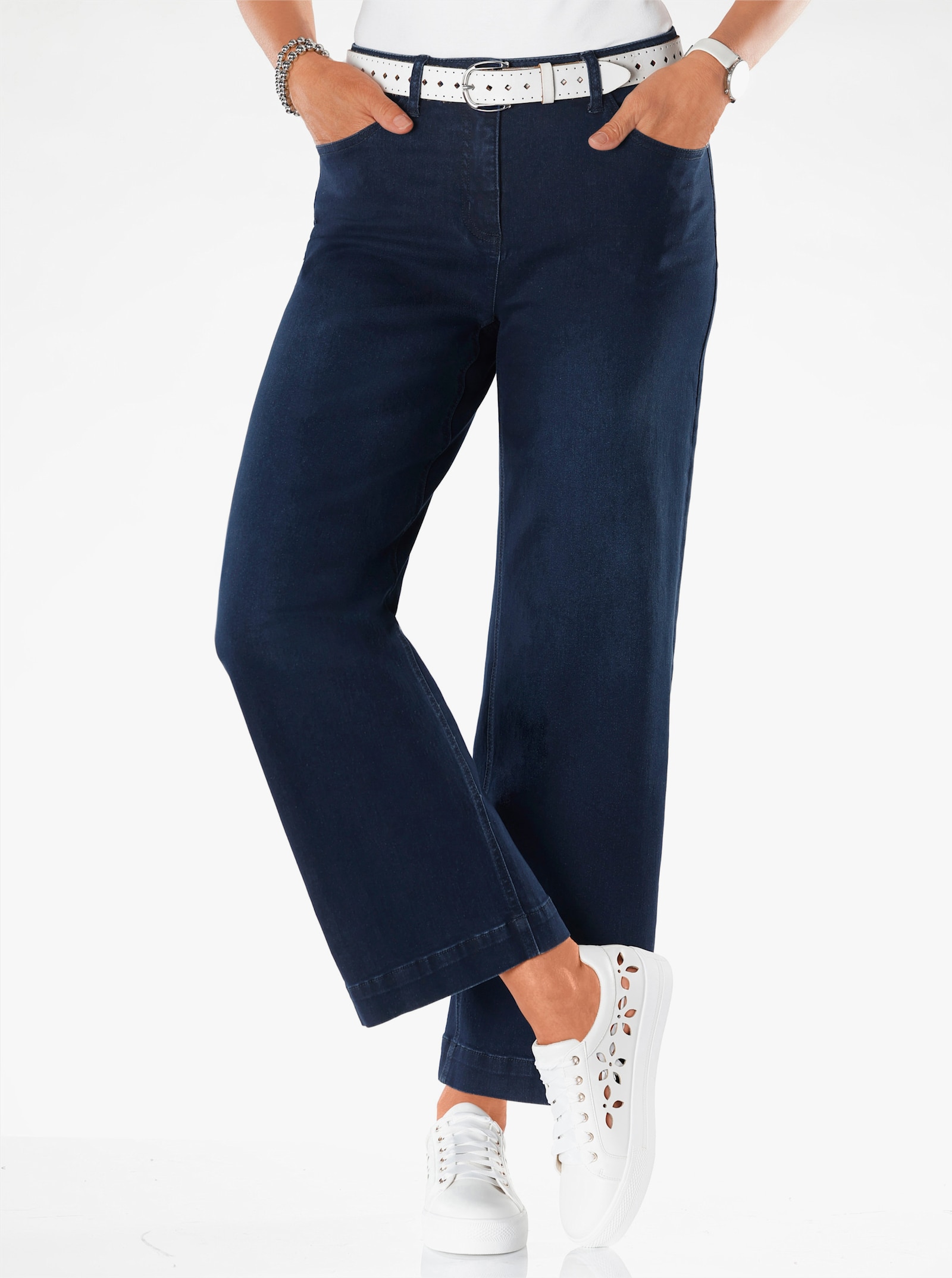 Culotte - darkblue-stone-washed