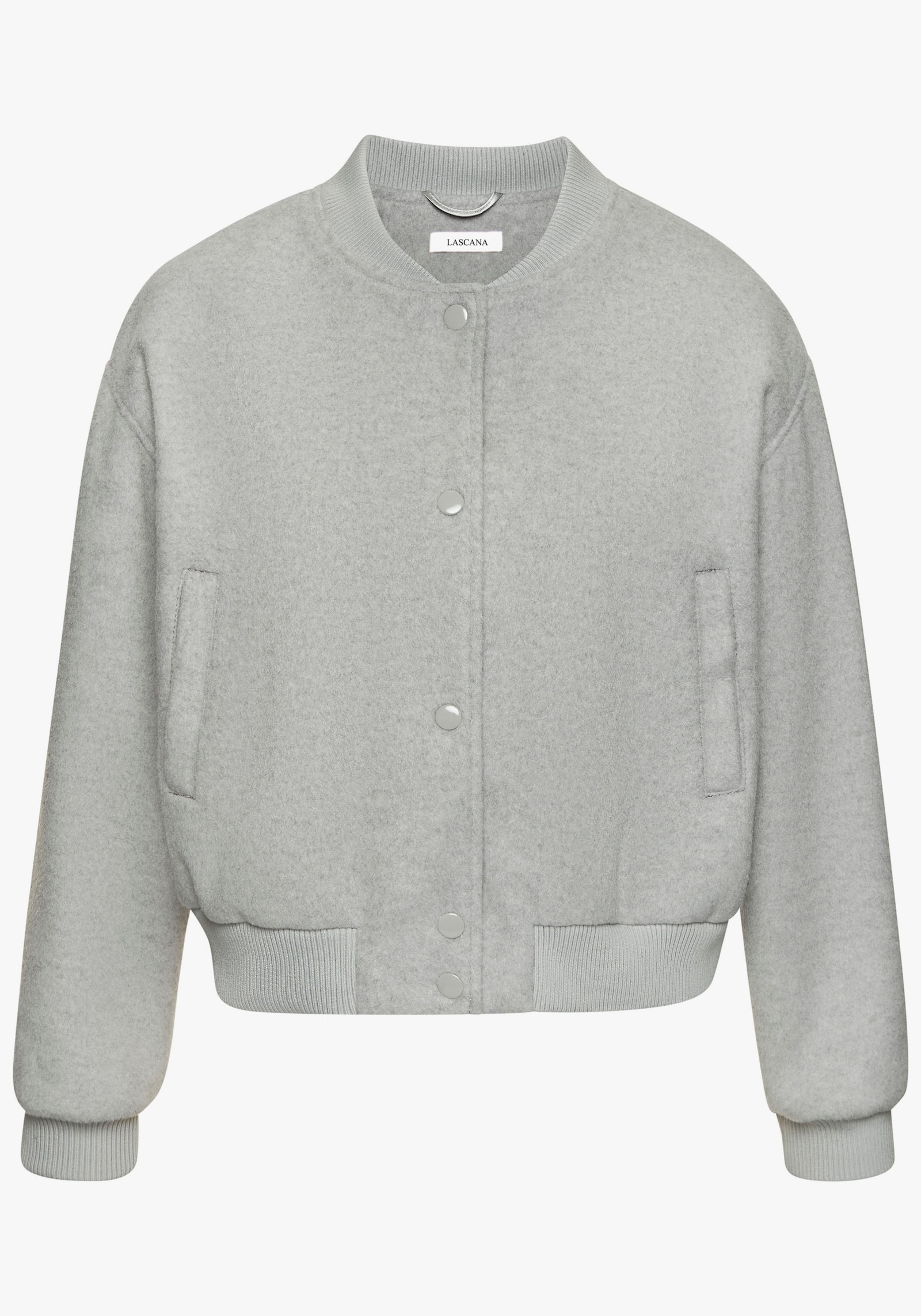 LASCANA Bomberjacke - grau meliert