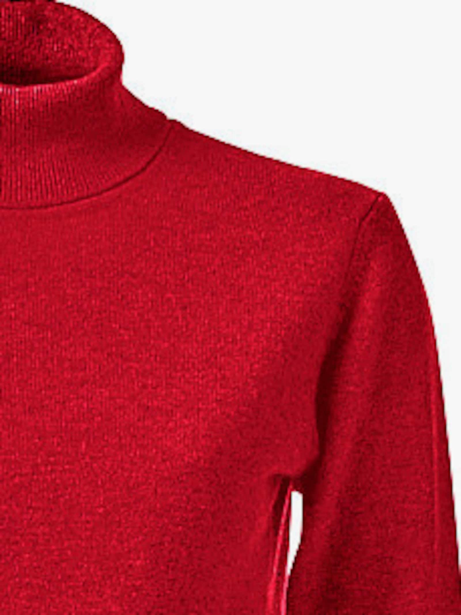 heine Kaschmirpullover mit Rollkragen - rot