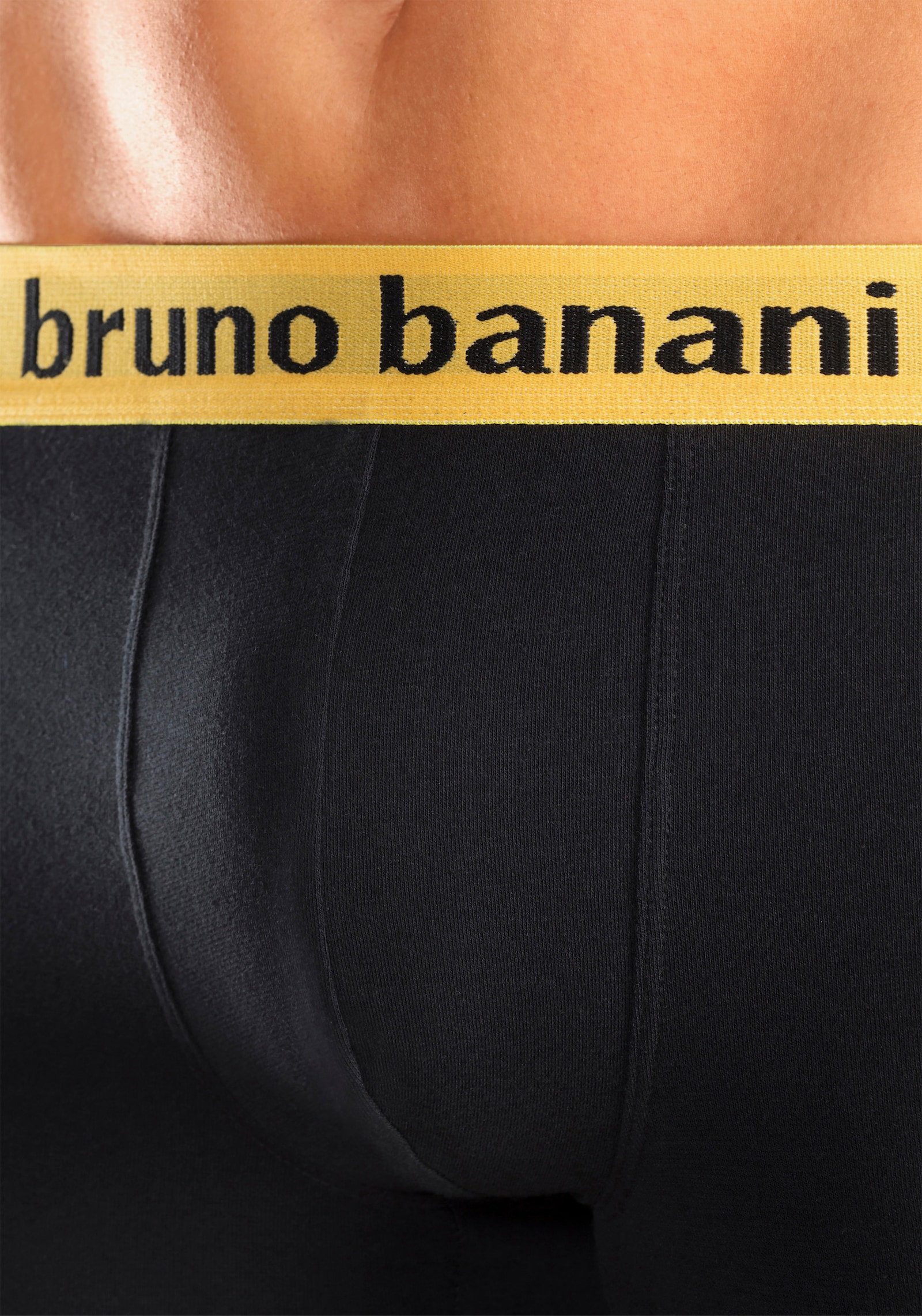 Bruno Banani Boxer - schwarz-orange, schwarz-türkis, schwarz-gelb, schwarz-lila