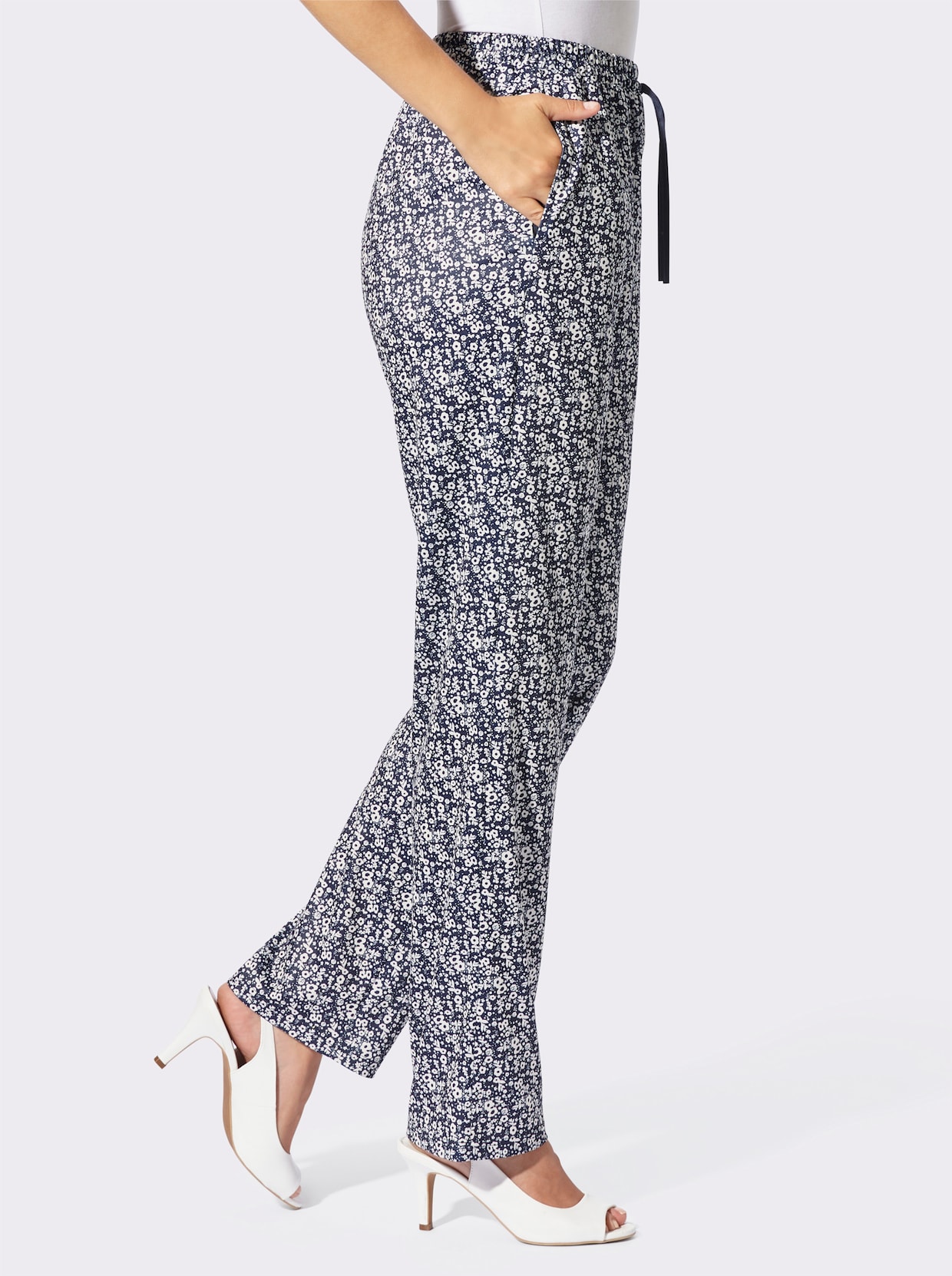 Jerseyhose - marine-millefleurs