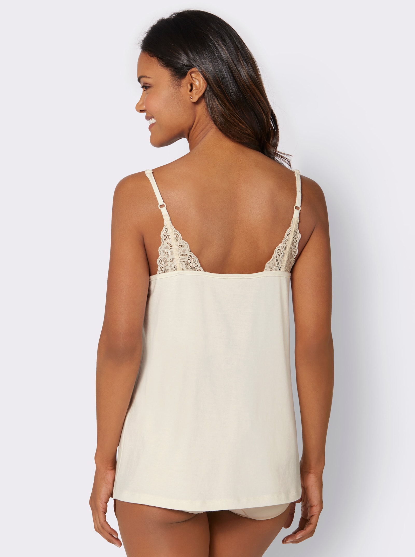 wäschepur Trägertop mit Modal - elfenbein