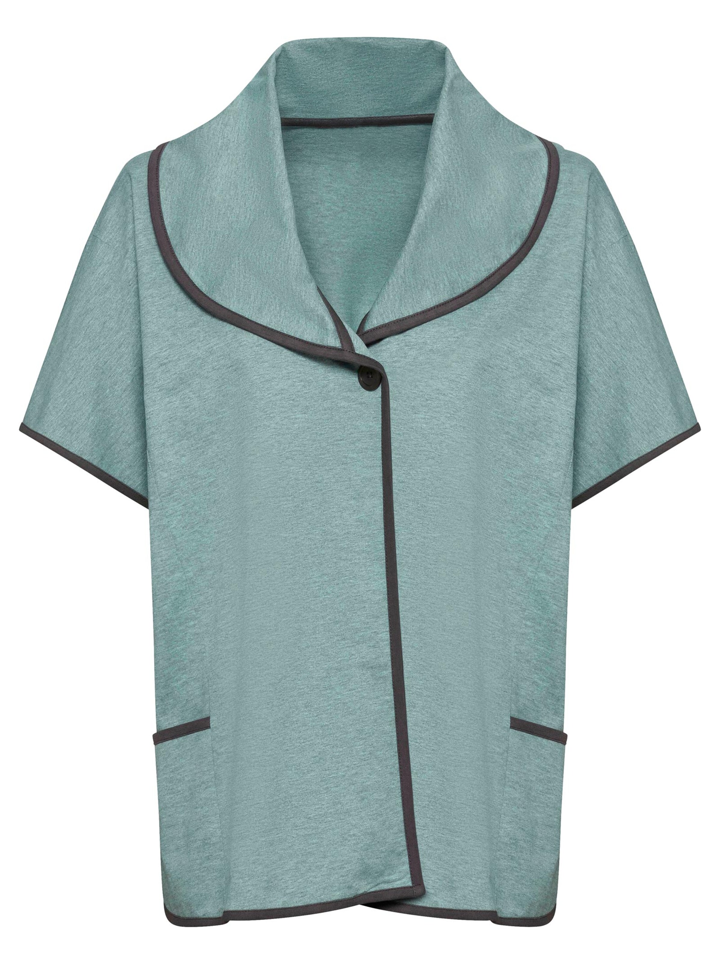 Shirtjacke - mint-meliert