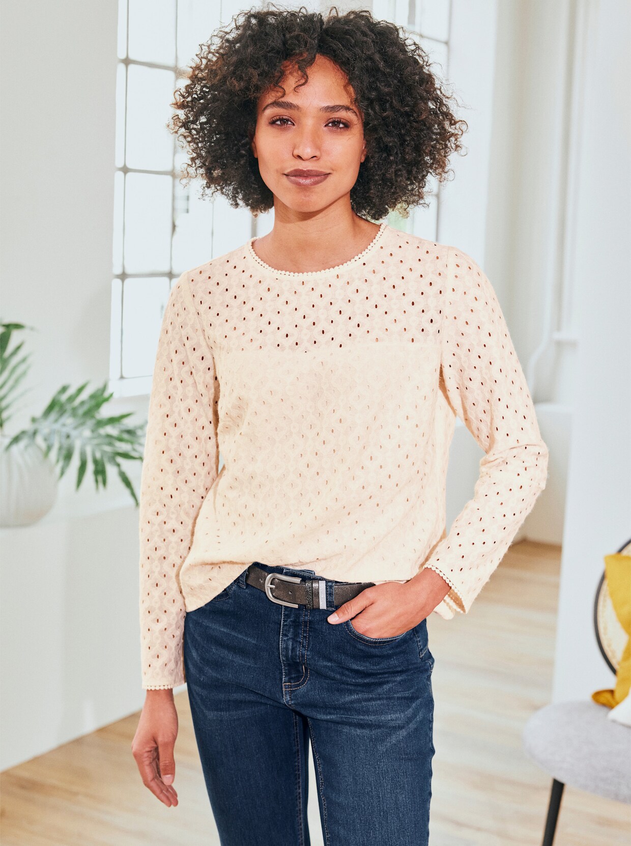 heine Blouse - champagne