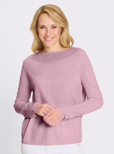 Pullover met lange mouwen - roze