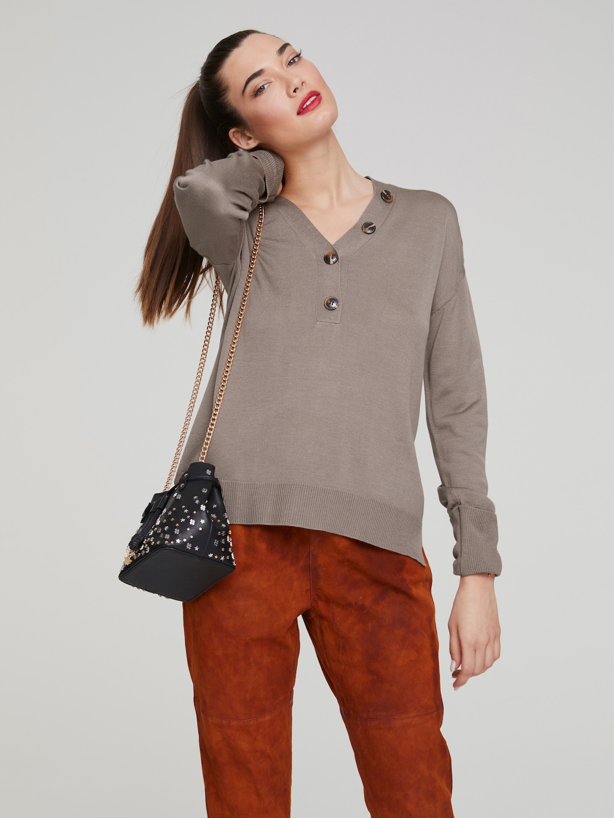 heine Pullover - lichttaupe