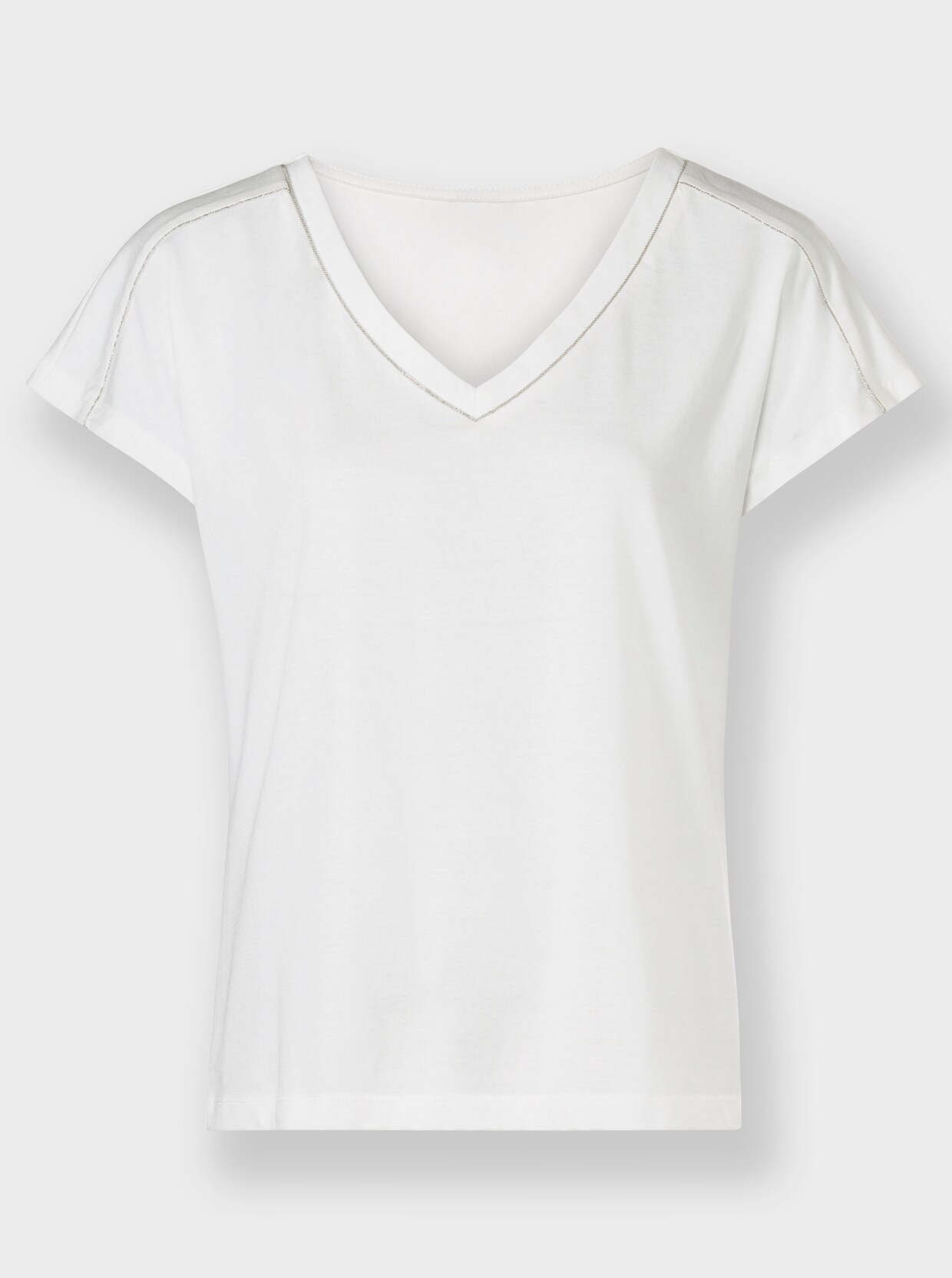 heine Shirt met korte mouwen - ecru