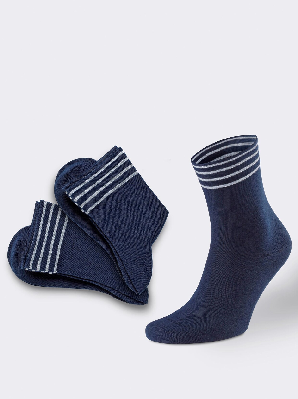 Rogo Damen-Socken - marine