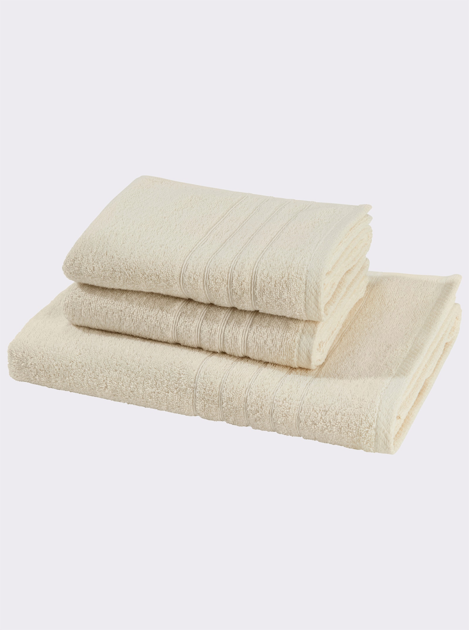 wäschepur Lot économique 3 pièces - couleur ivoire