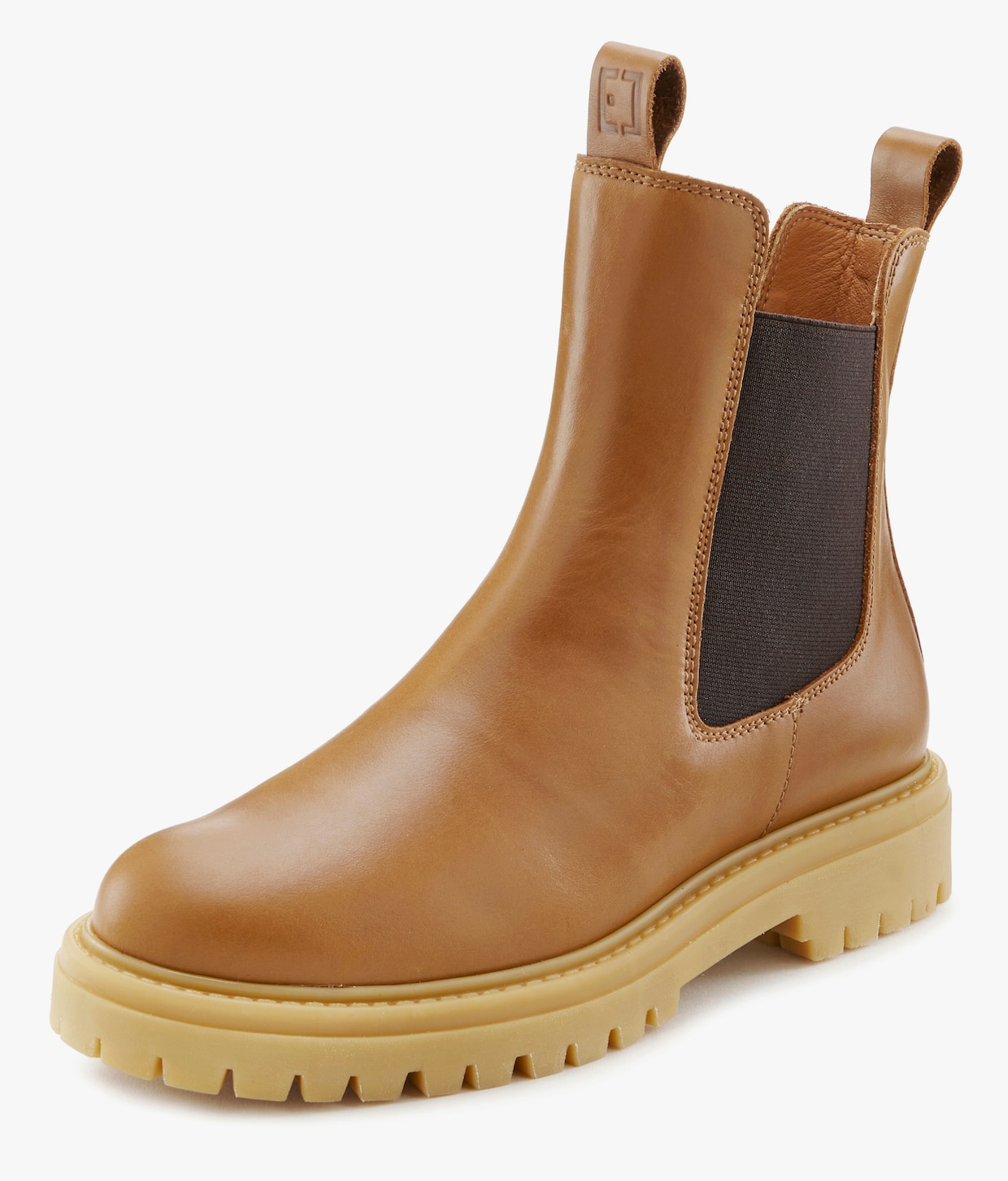 Elbsand Stiefelette - camelfarben