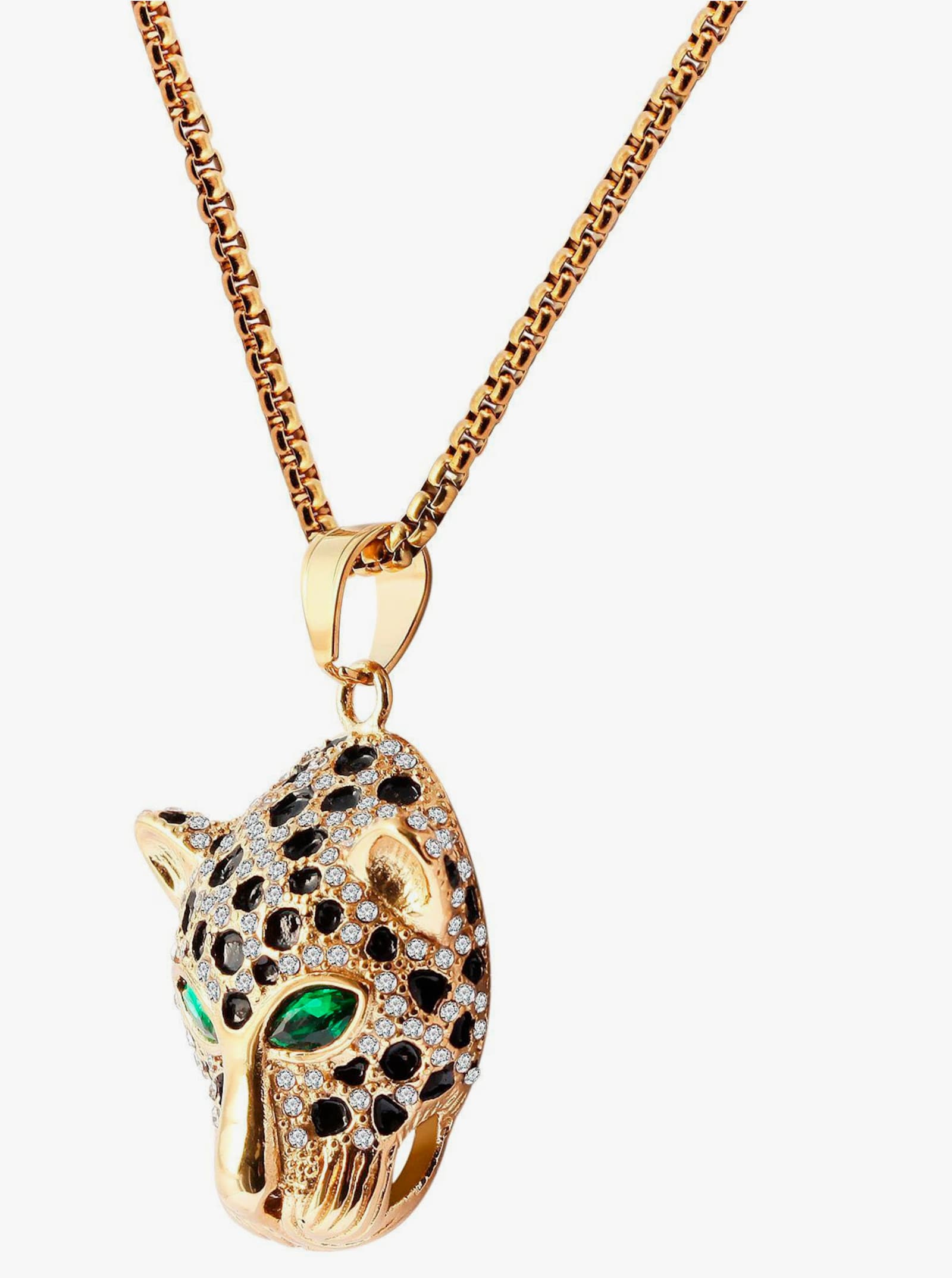 Anhänger mit Kette - goldfarben