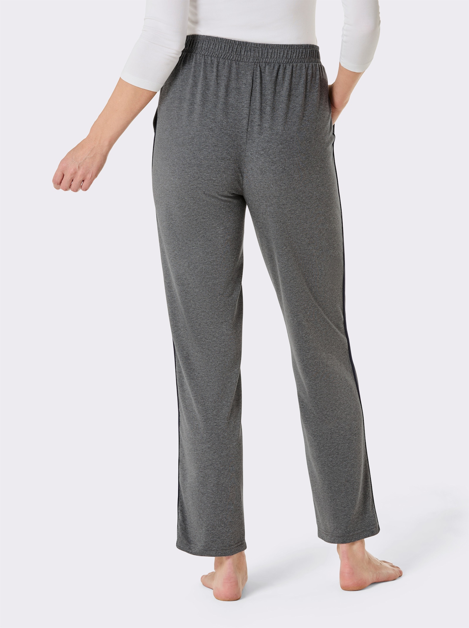 feel good Kalhoty - námořnická + antracitová-melír